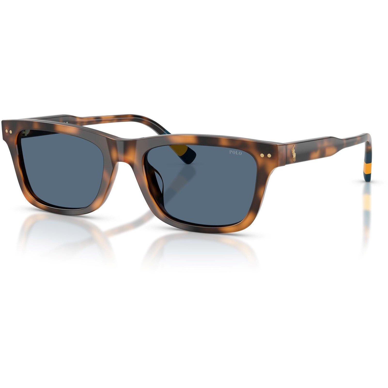 Red Havana/Blue - Polo Ralph Lauren - Men's 0PH4240U Square Sunglasses - 8