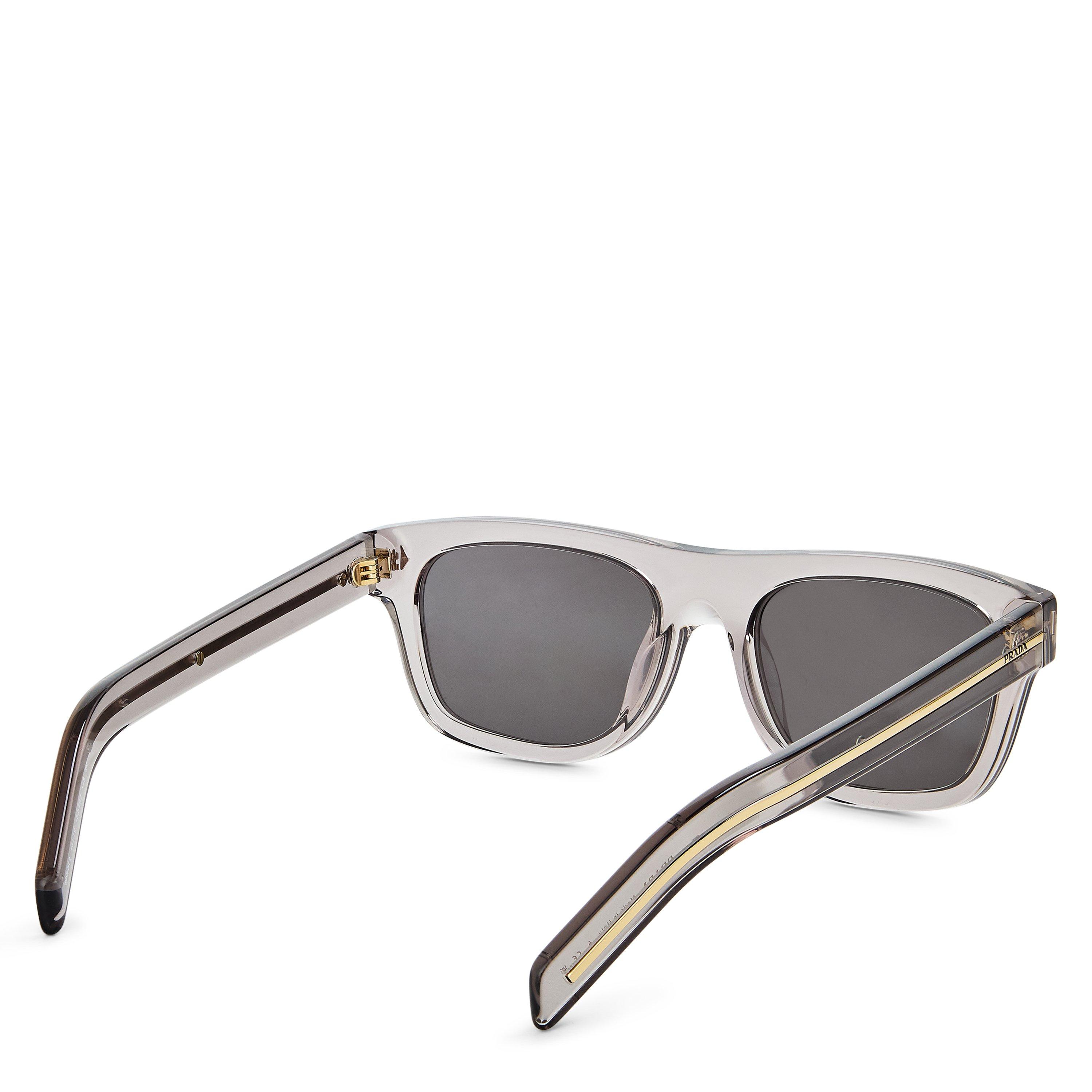 Hematite/Grey - Prada - Men's 0PR B12S Aviator Sunglasses - 2