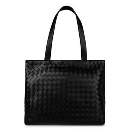 Bottega Veneta Small Intrecciato Zipped Tote