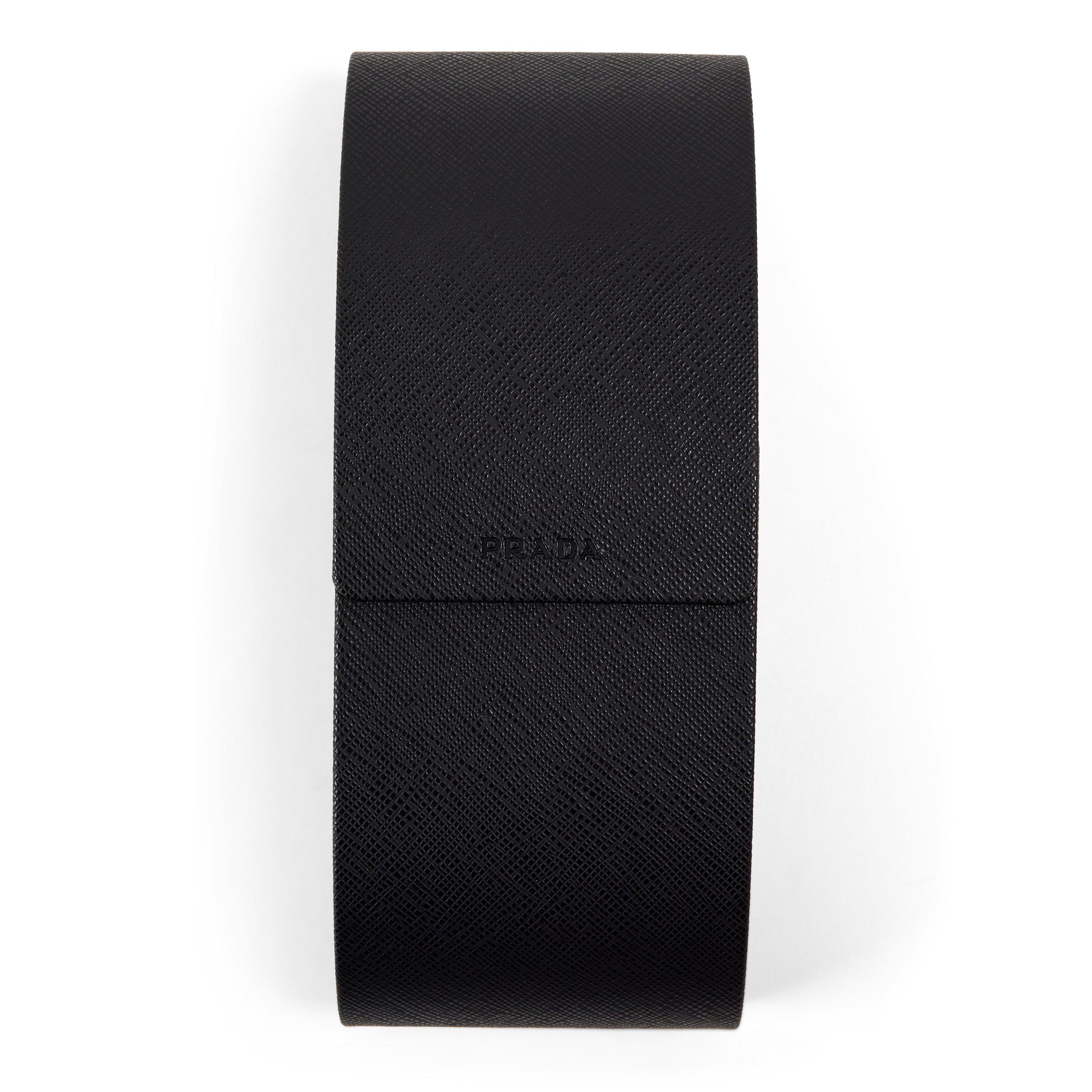 Black/Dark Grey - Prada - Men's 0PR D09SD Rectangle Sunglasses - 4