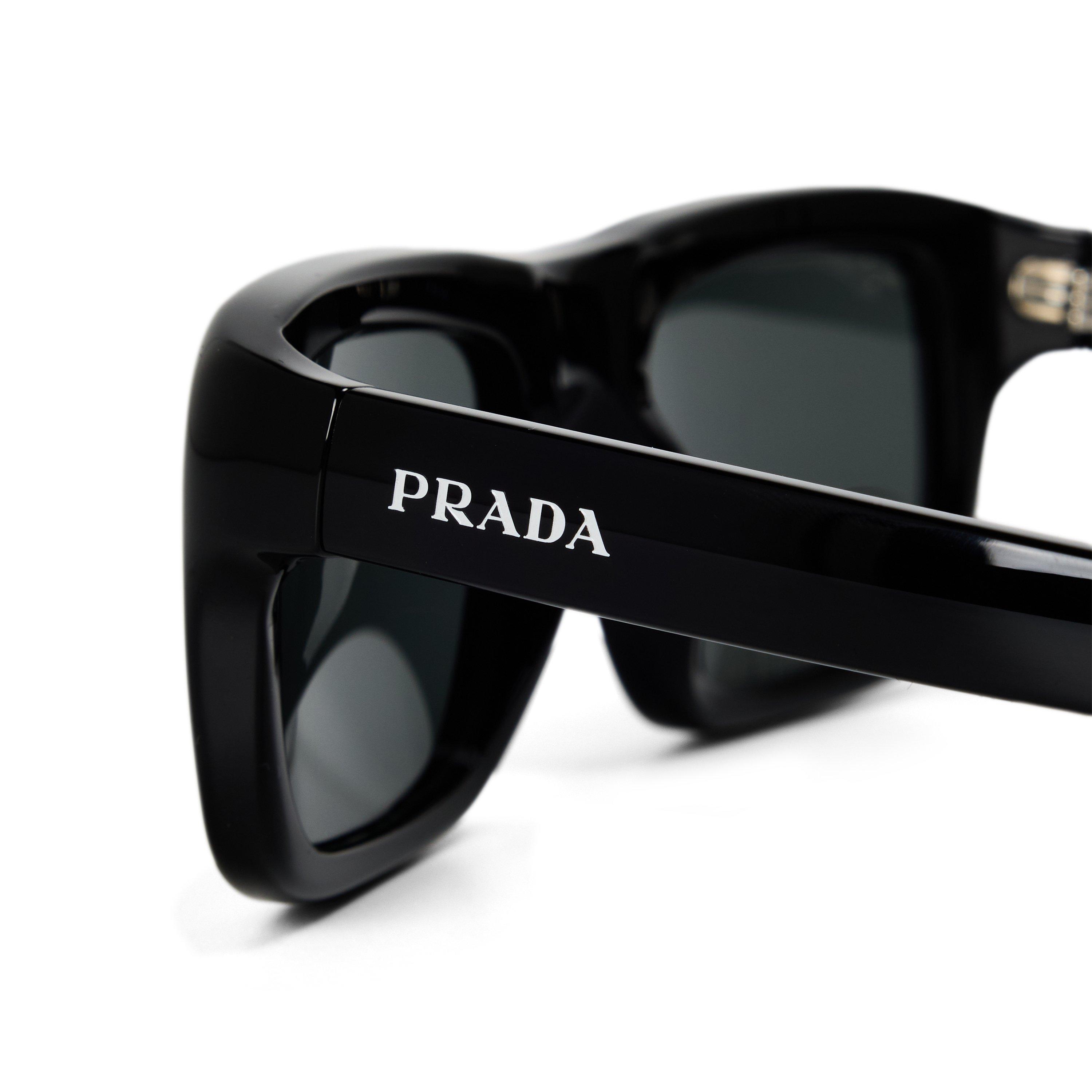 Black/Dark Grey - Prada - Men's 0PR D11S Aviator Sunglasses - 3