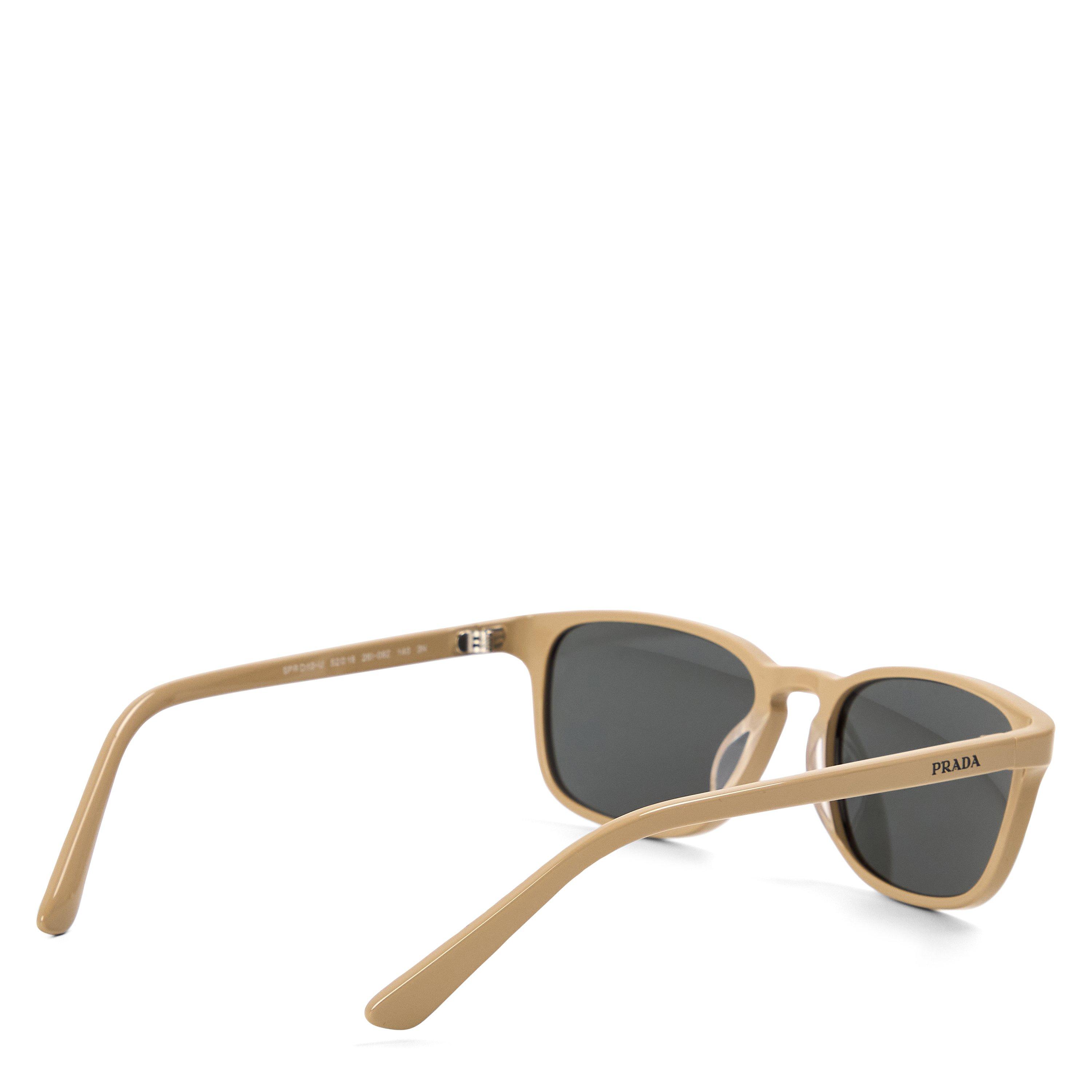 Beige/Dark Grey - Prada - Men's 0PR D13SU Wayfarer Sunglasses - 2