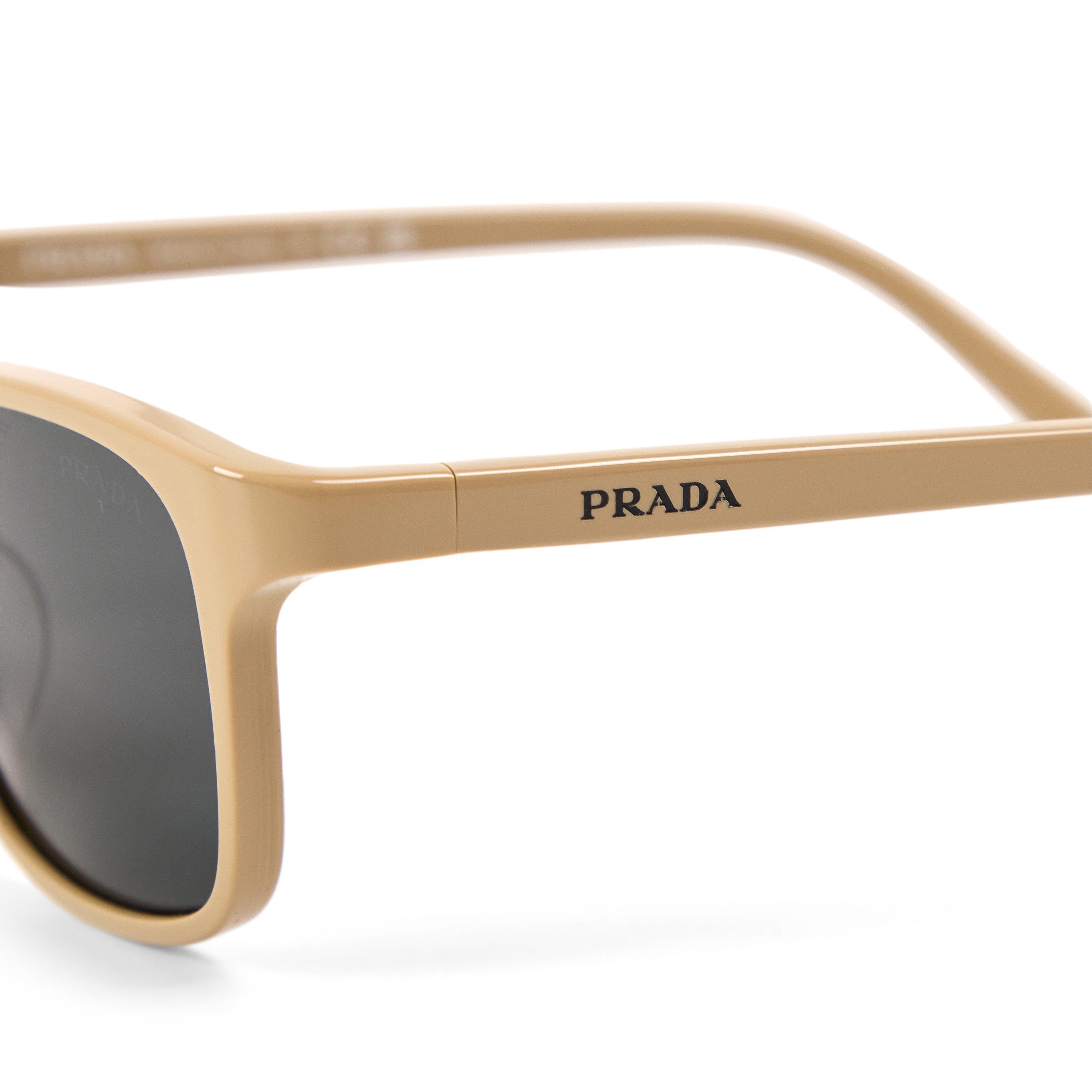 Beige/Dark Grey - Prada - Men's 0PR D13SU Wayfarer Sunglasses - 3