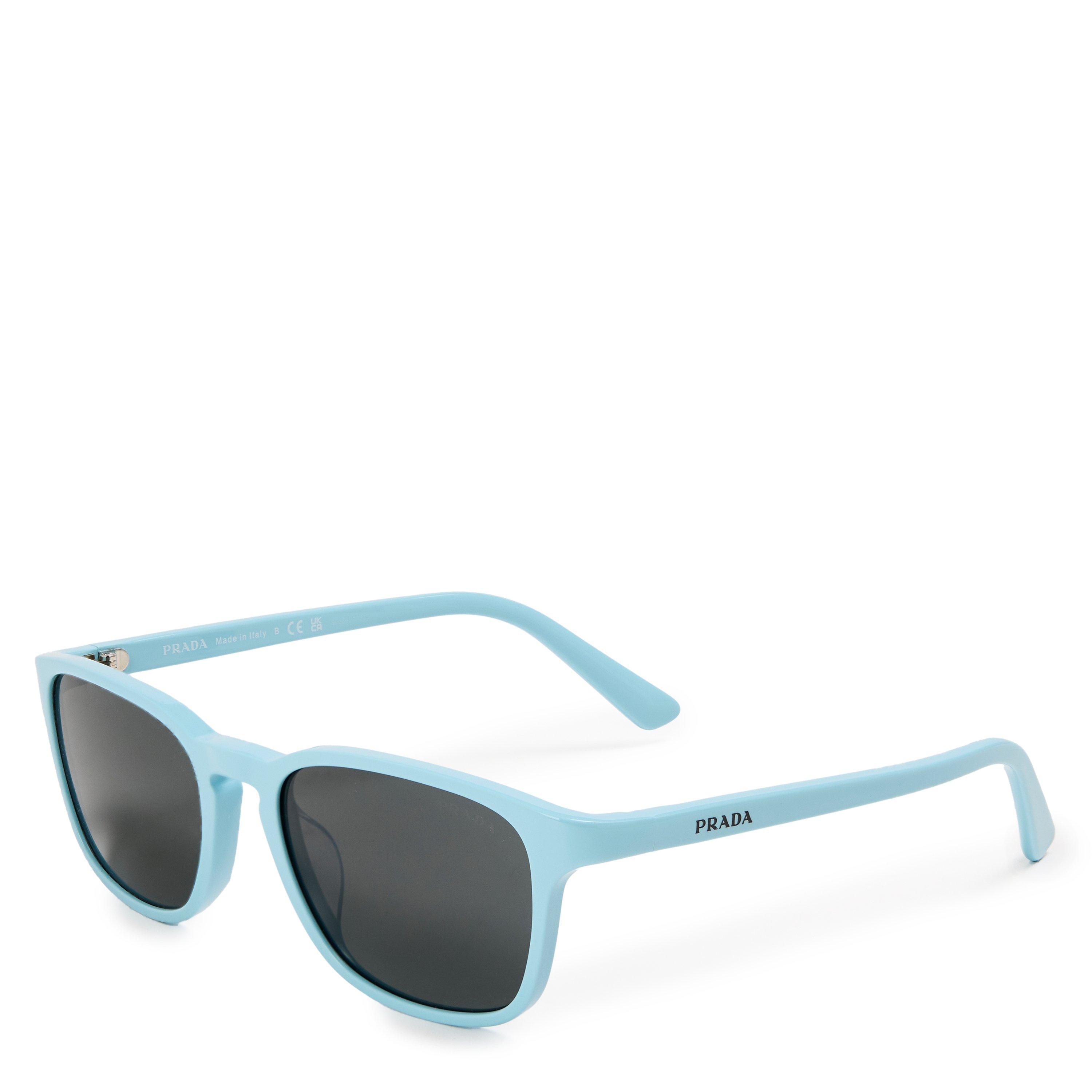 Prada Men's 0PR D13SU Wayfarer Sunglasses - Sky Blue/Grey
