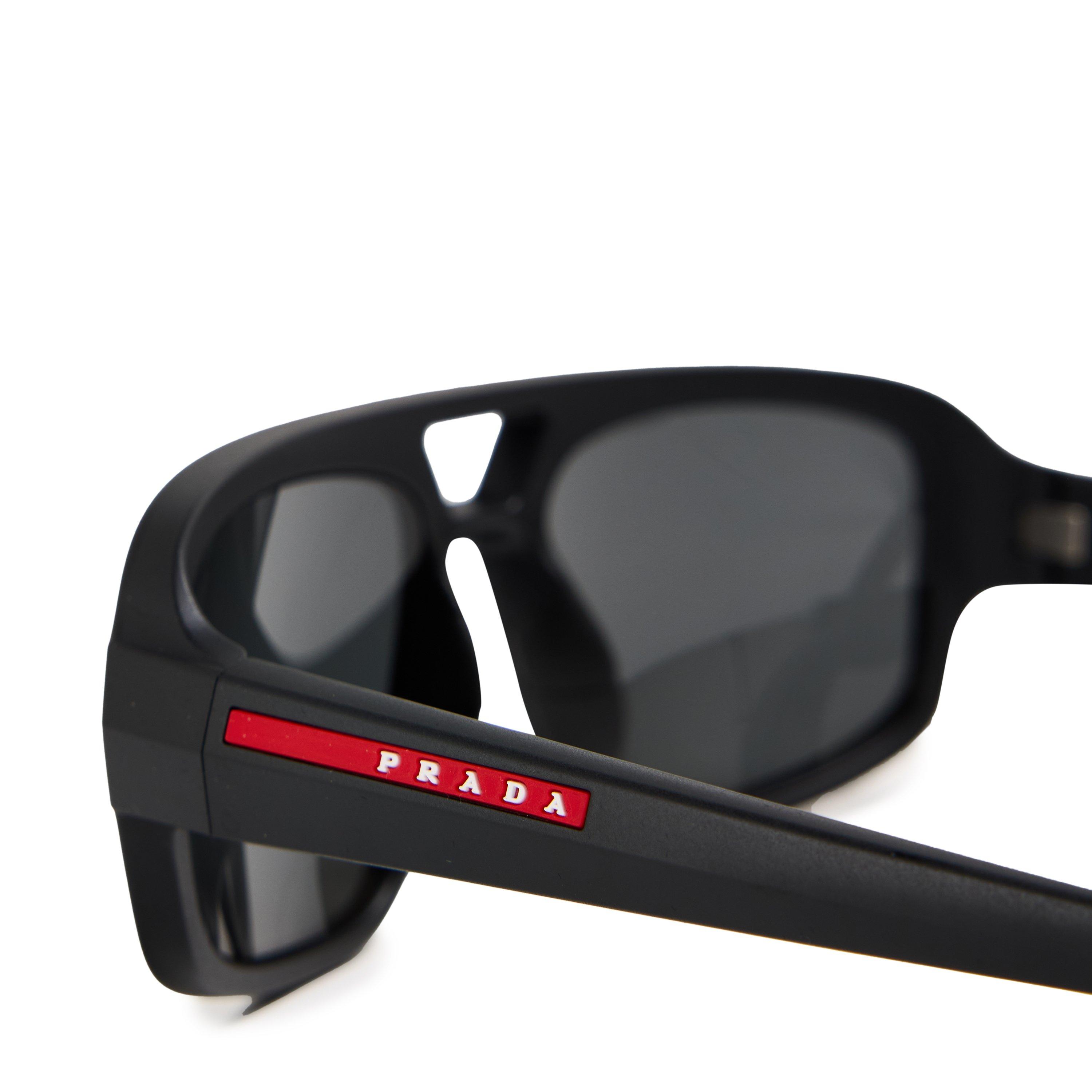 Black/Dark Grey - Prada - Men's 0PS B11SU Aviator Sunglasses - 3