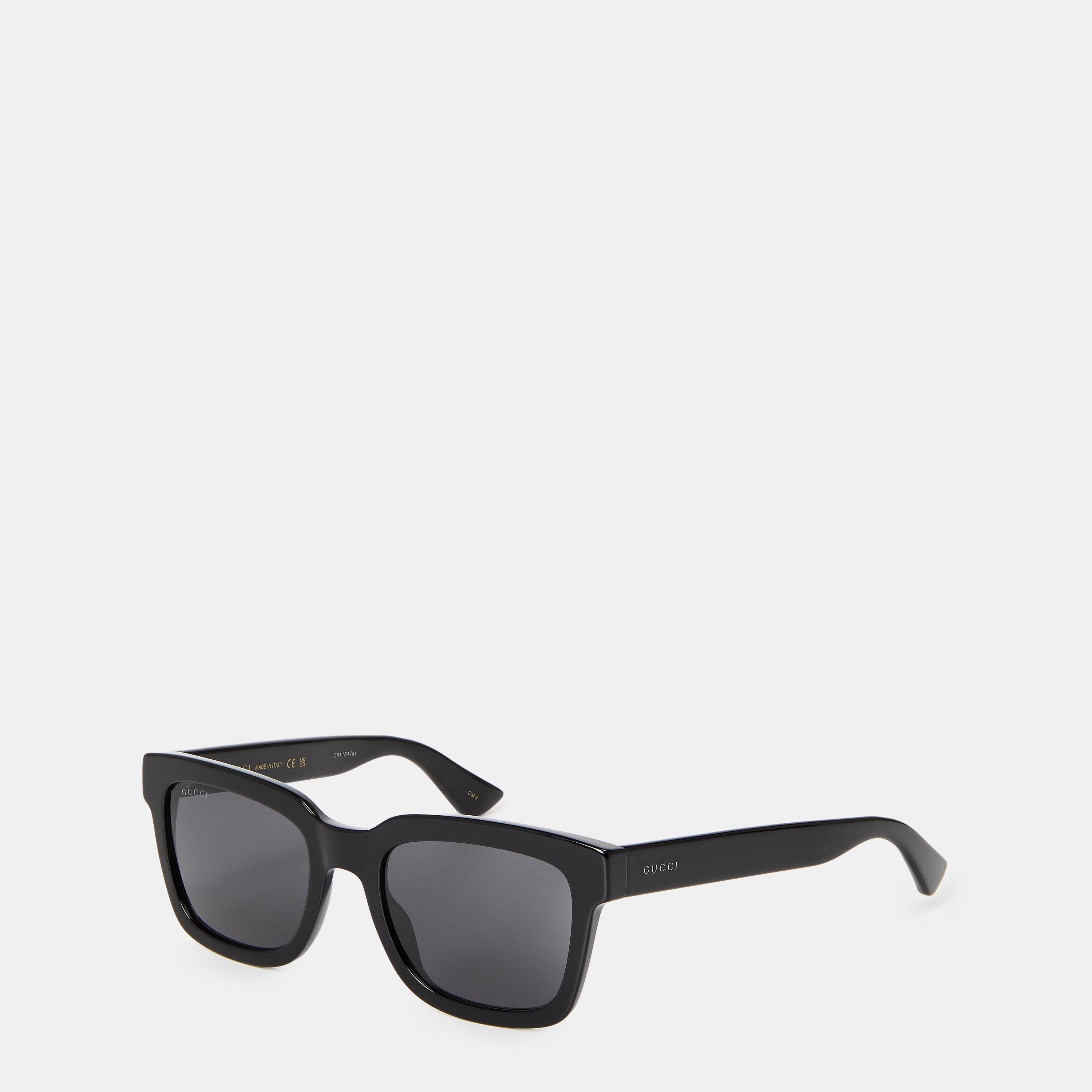 Black 002 - Gucci - Men's Logo Sunglasses - 1