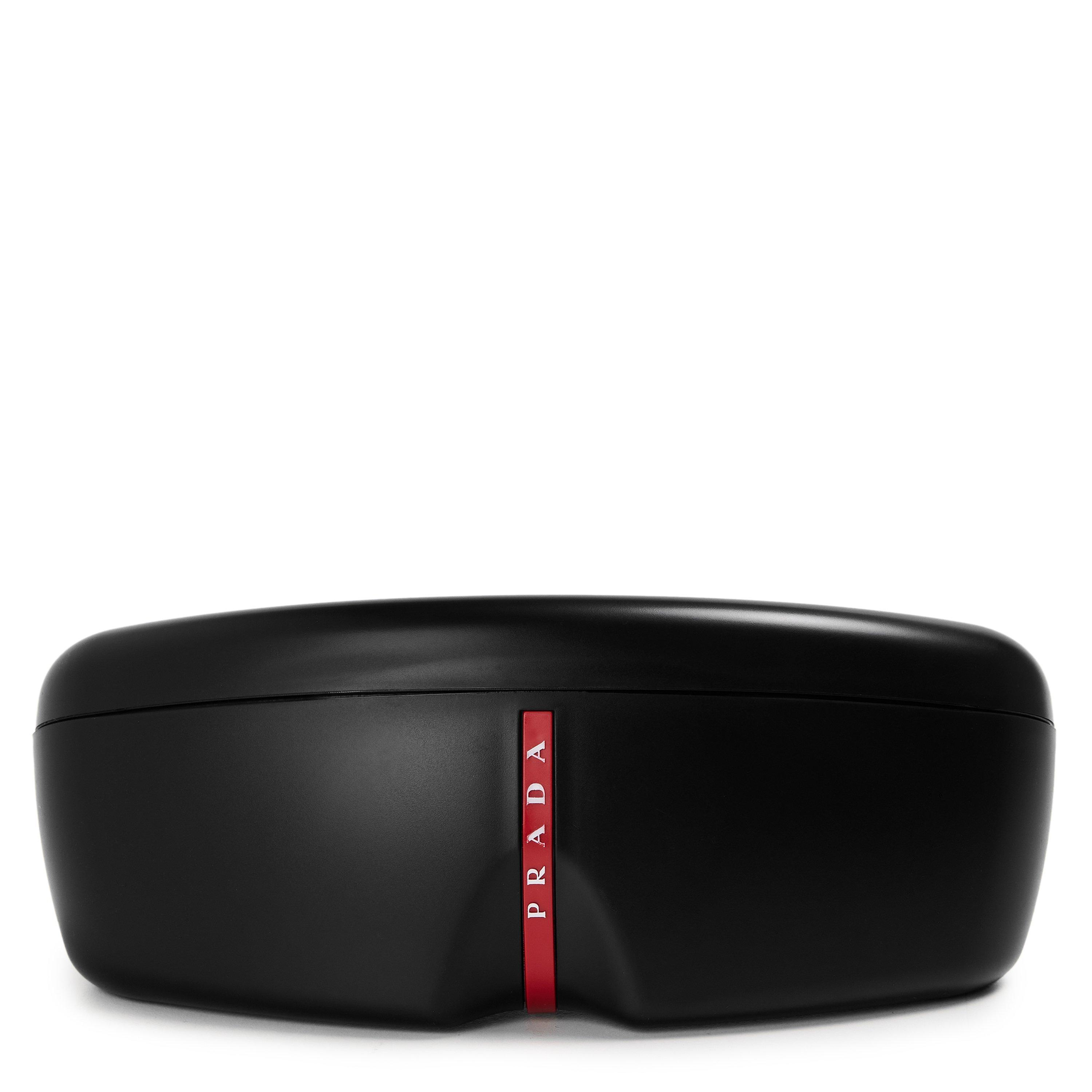 Black/Dark Grey - Prada - Men's 0PS B54S Oval Sunglasses - 4