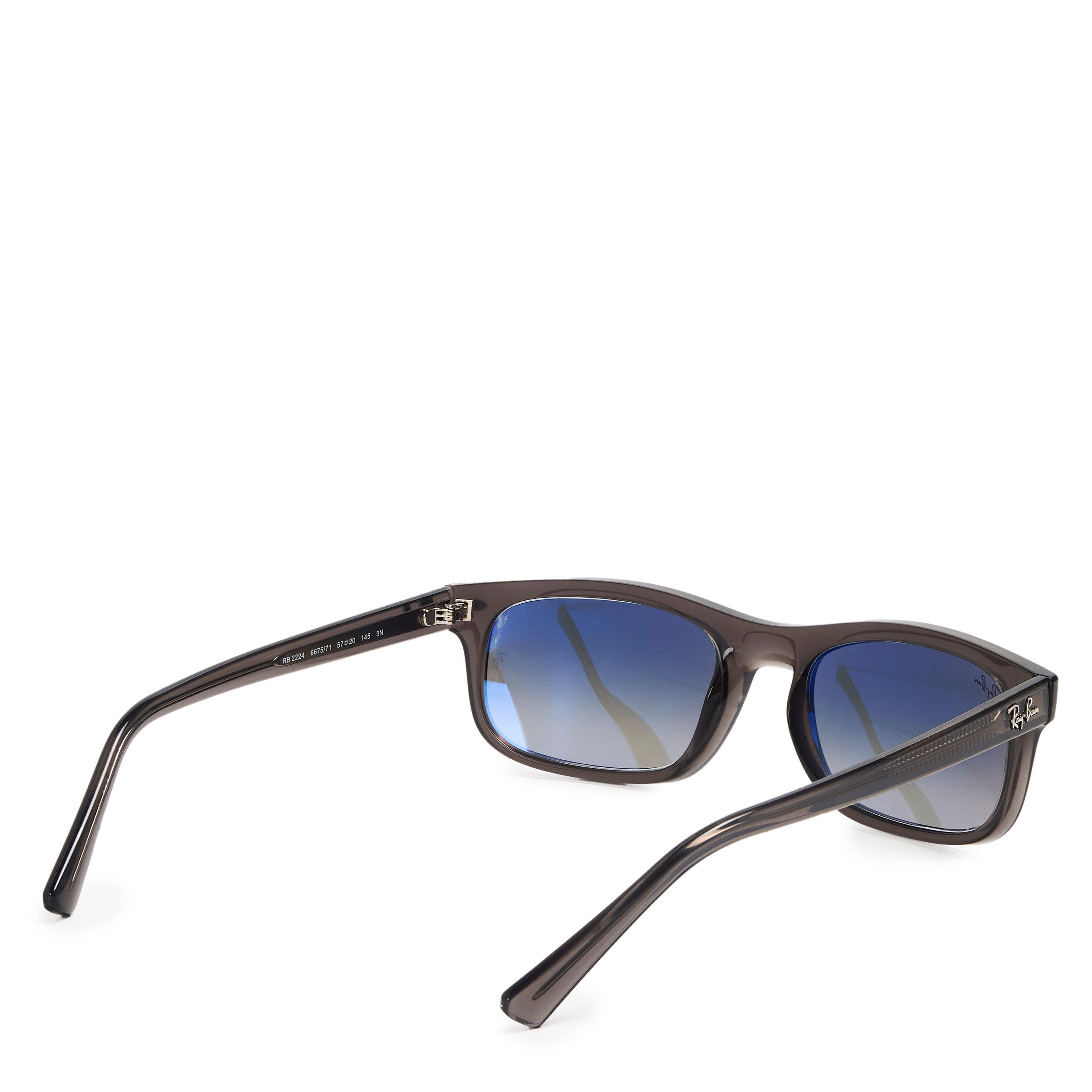 Grey - Ray-Ban - 0RB2224 Rectangle Sunglasses - 2