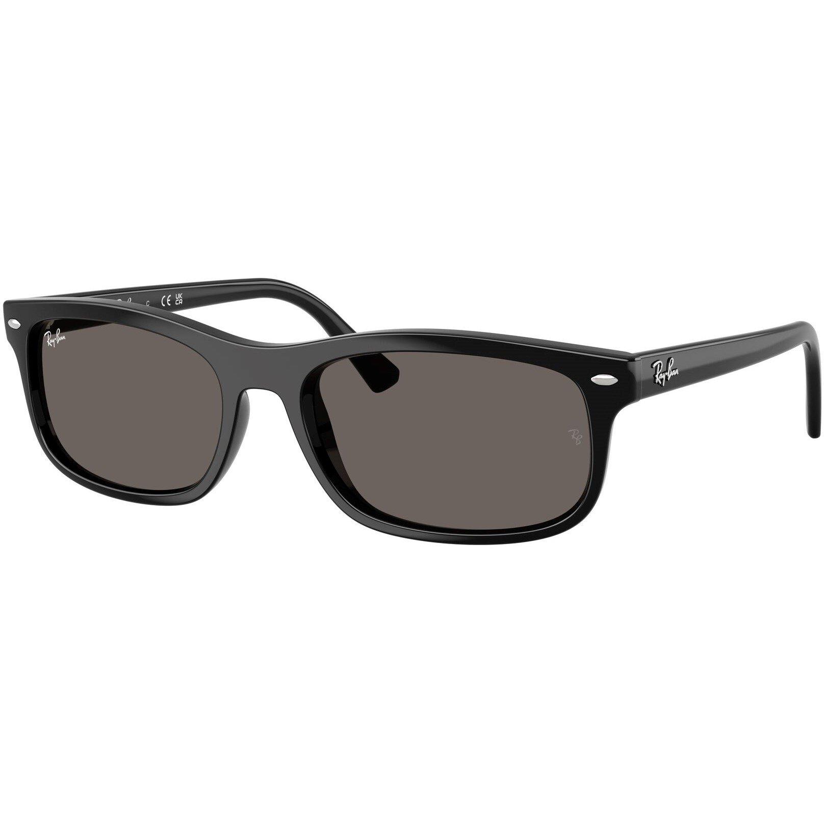 Black/Dark Grey - Ray-Ban - 0RB2224 Rectangle Sunglasses - 3