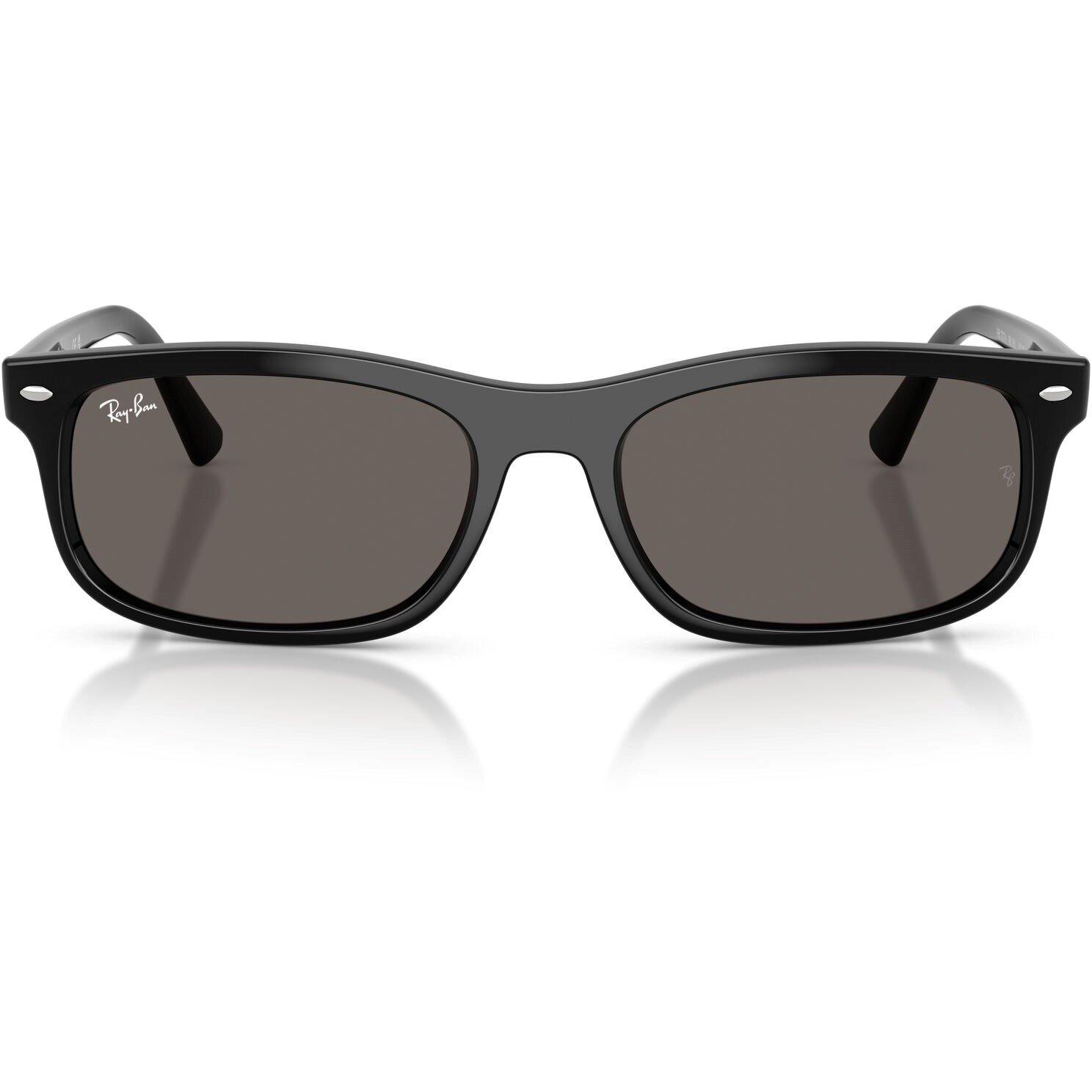 Black/Dark Grey - Ray-Ban - 0RB2224 Rectangle Sunglasses - 7