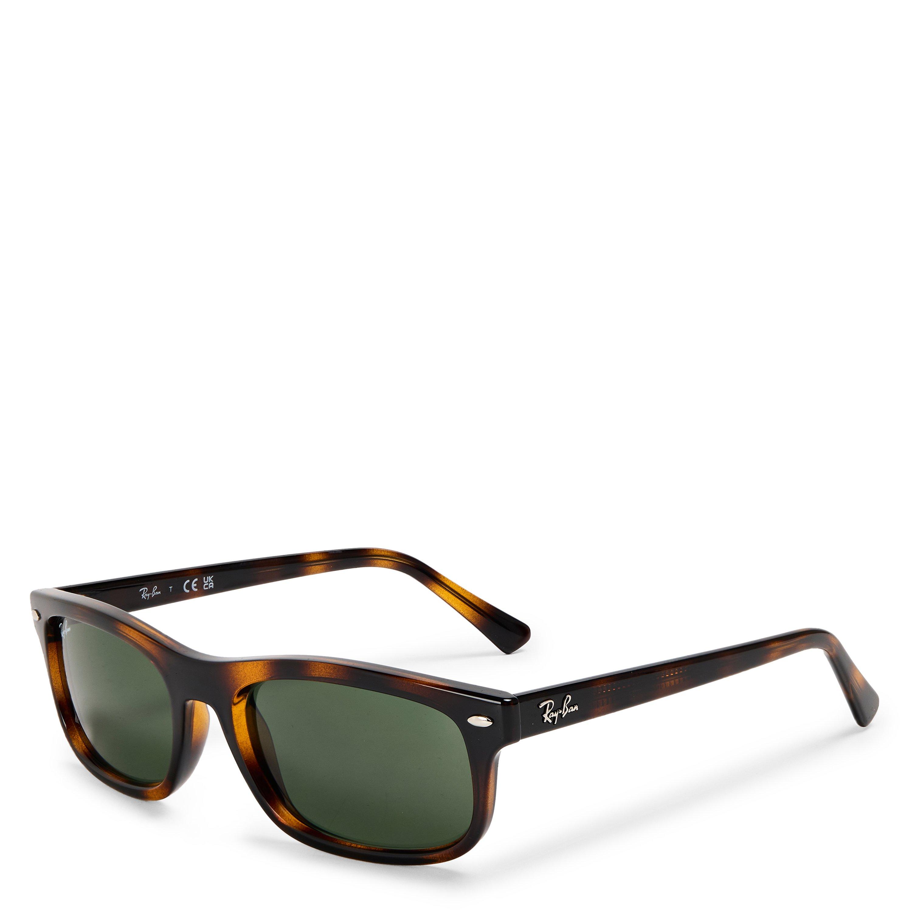 Ray-Ban  0Rb2224 Rectangle Sunglasses - Havana/Green