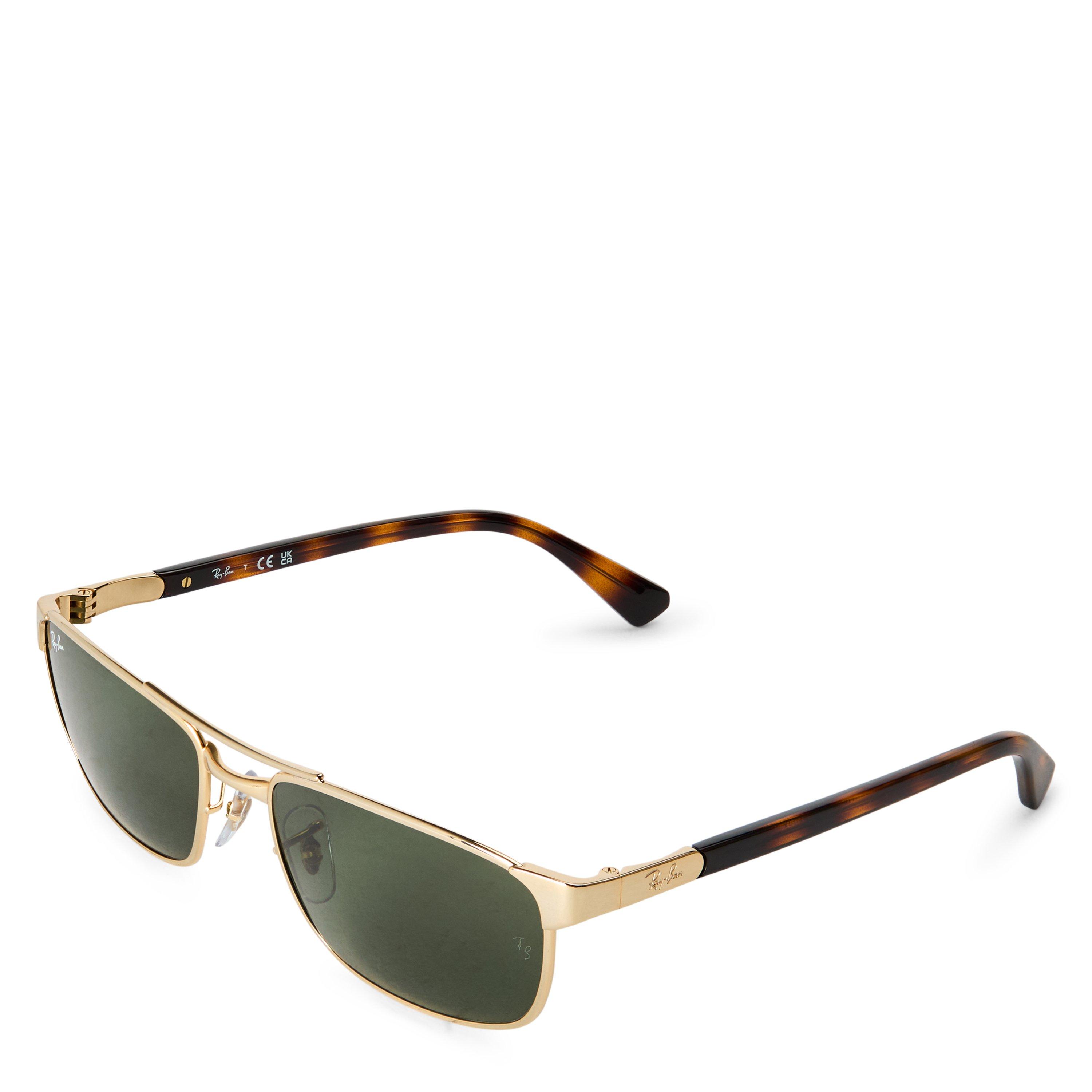 Ray-Ban 0RB3778 Oval Sunglasses - Arista/Green
