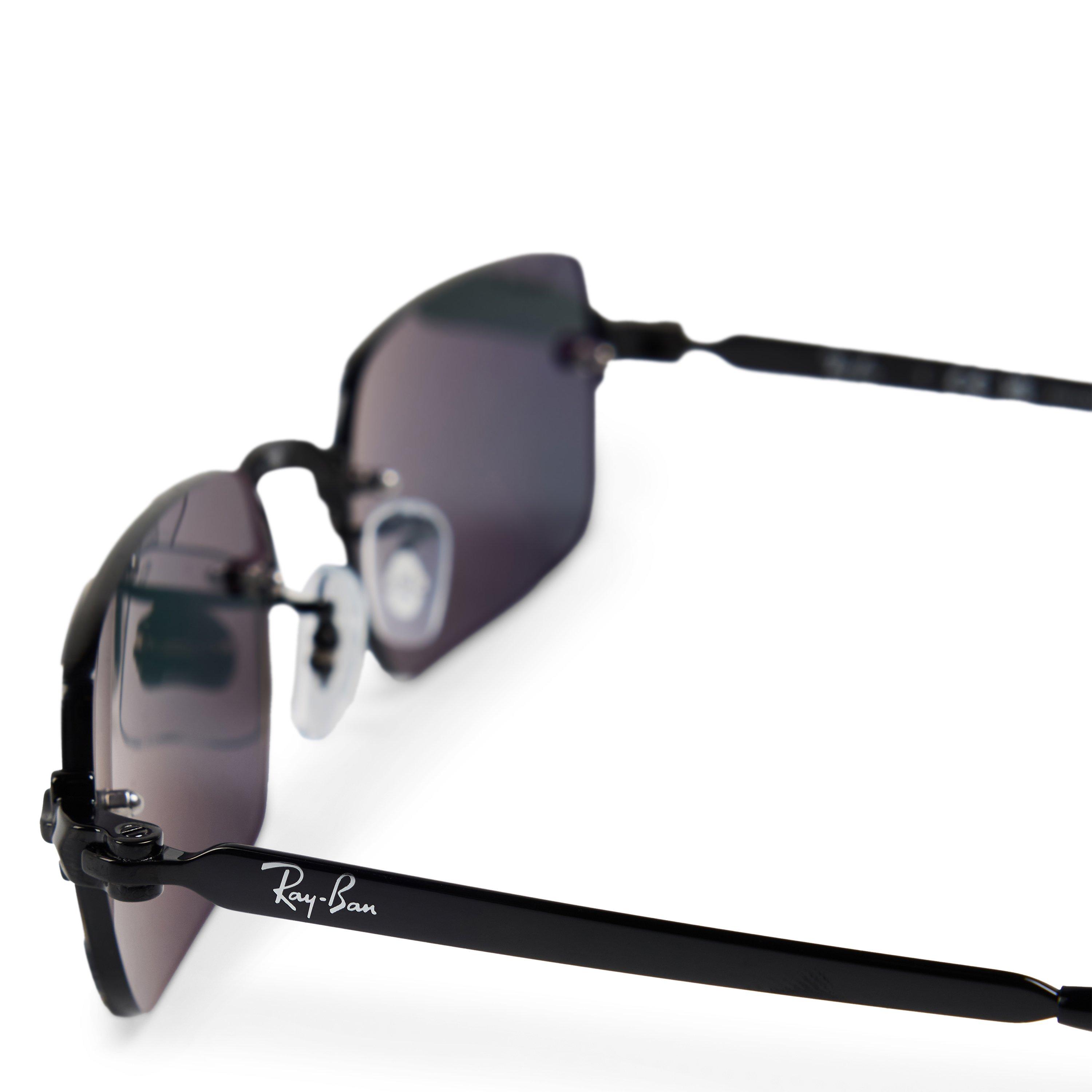 Black/Dark Grey - Ray-Ban - 0RB3928 Square Sunglasses - 4