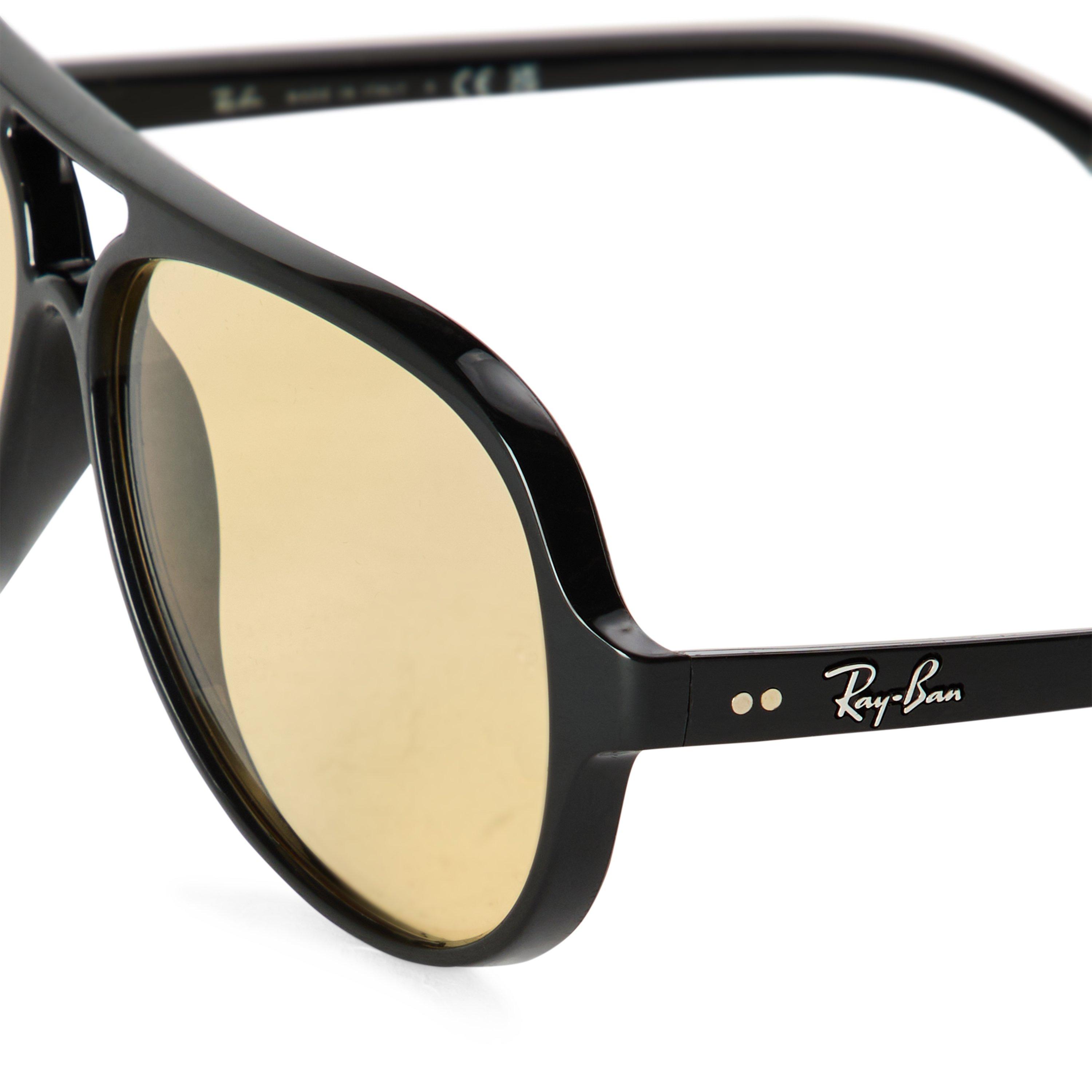 Black/Yellow - Ray-Ban - 0RB4125 Aviator Sunglasses - 3