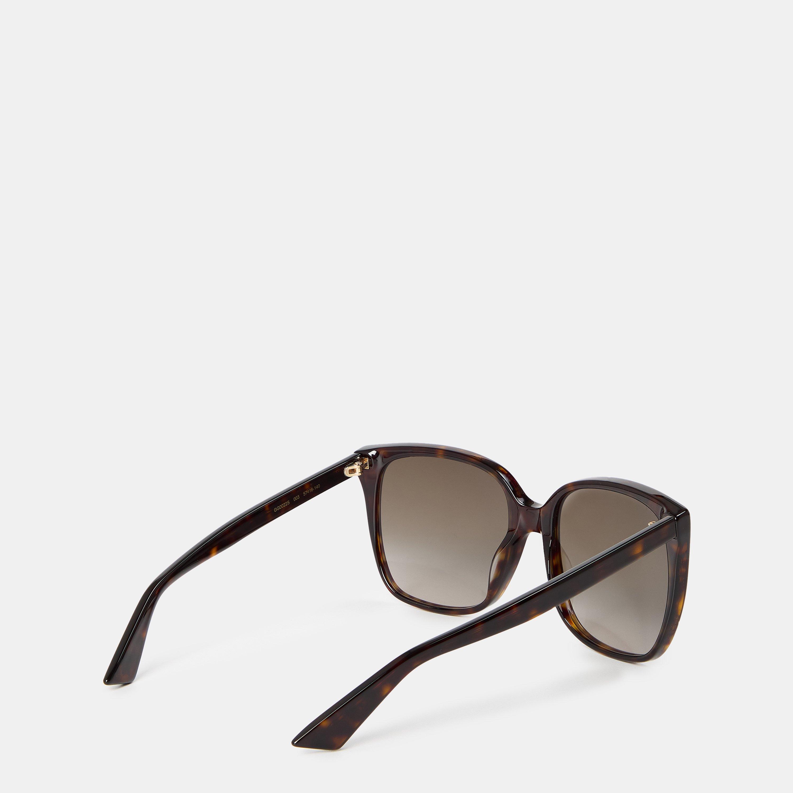 Hav/Brown - Gucci - Gucci GG0022S Women’s Oversized Sunglasses - 2