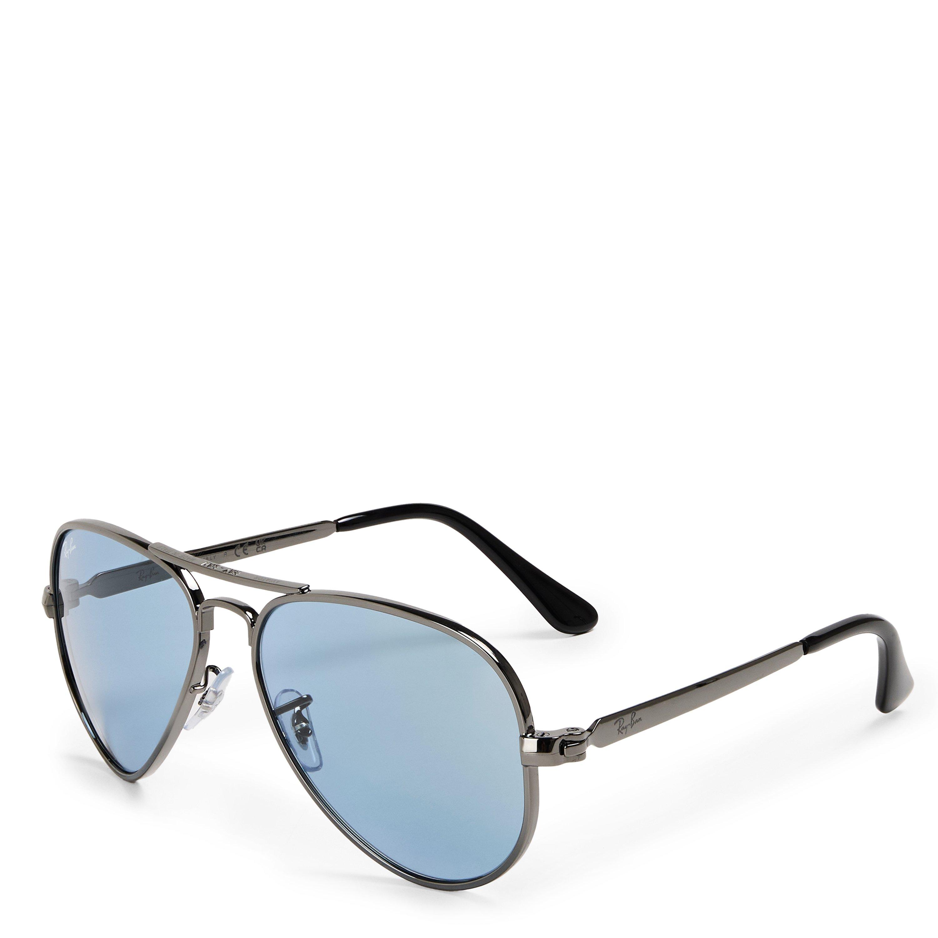 Ray-Ban Aviator Max Sunglasses - Gunmetal/Blue