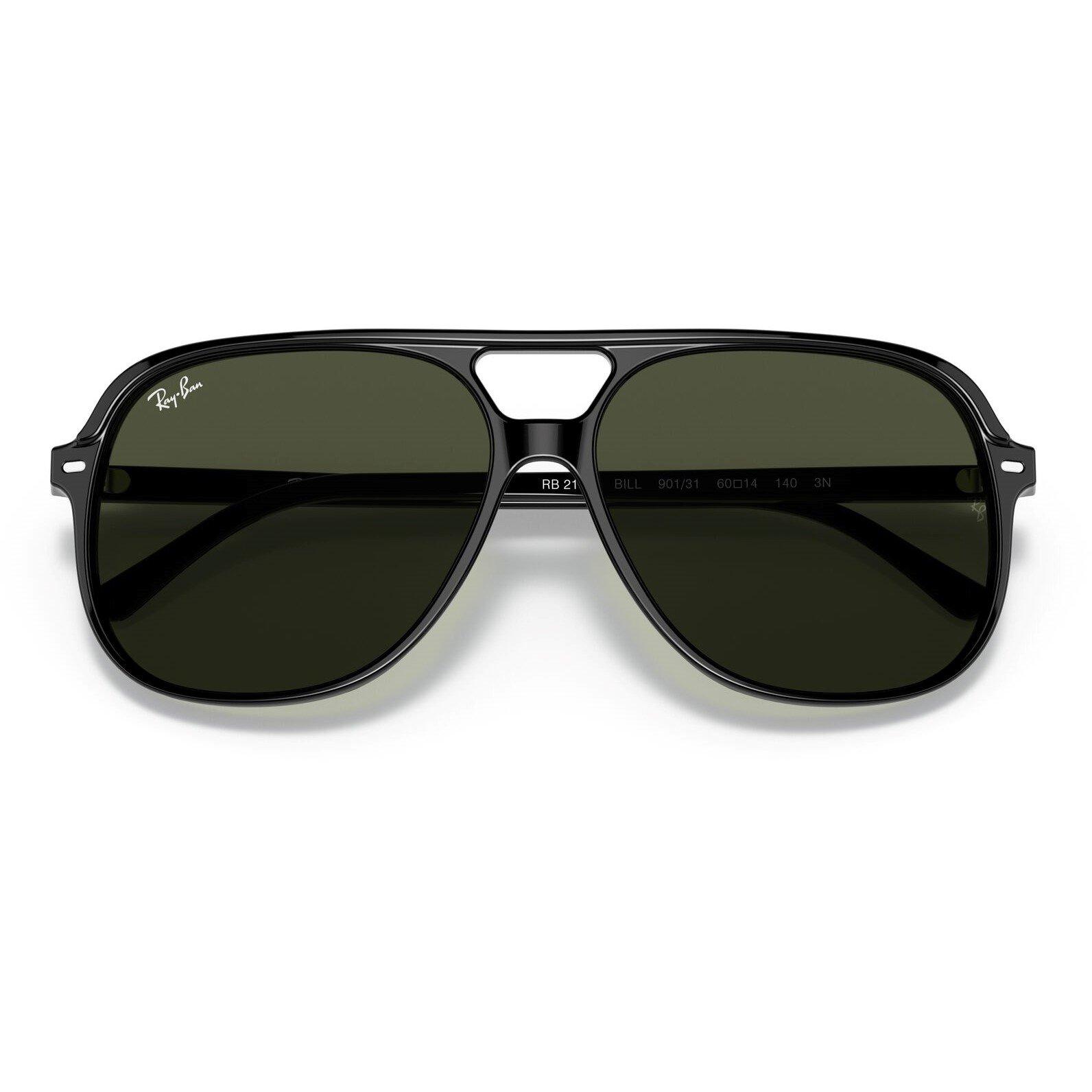 Black/Green - Ray-Ban - Bill Aviator Sunglasses - 6