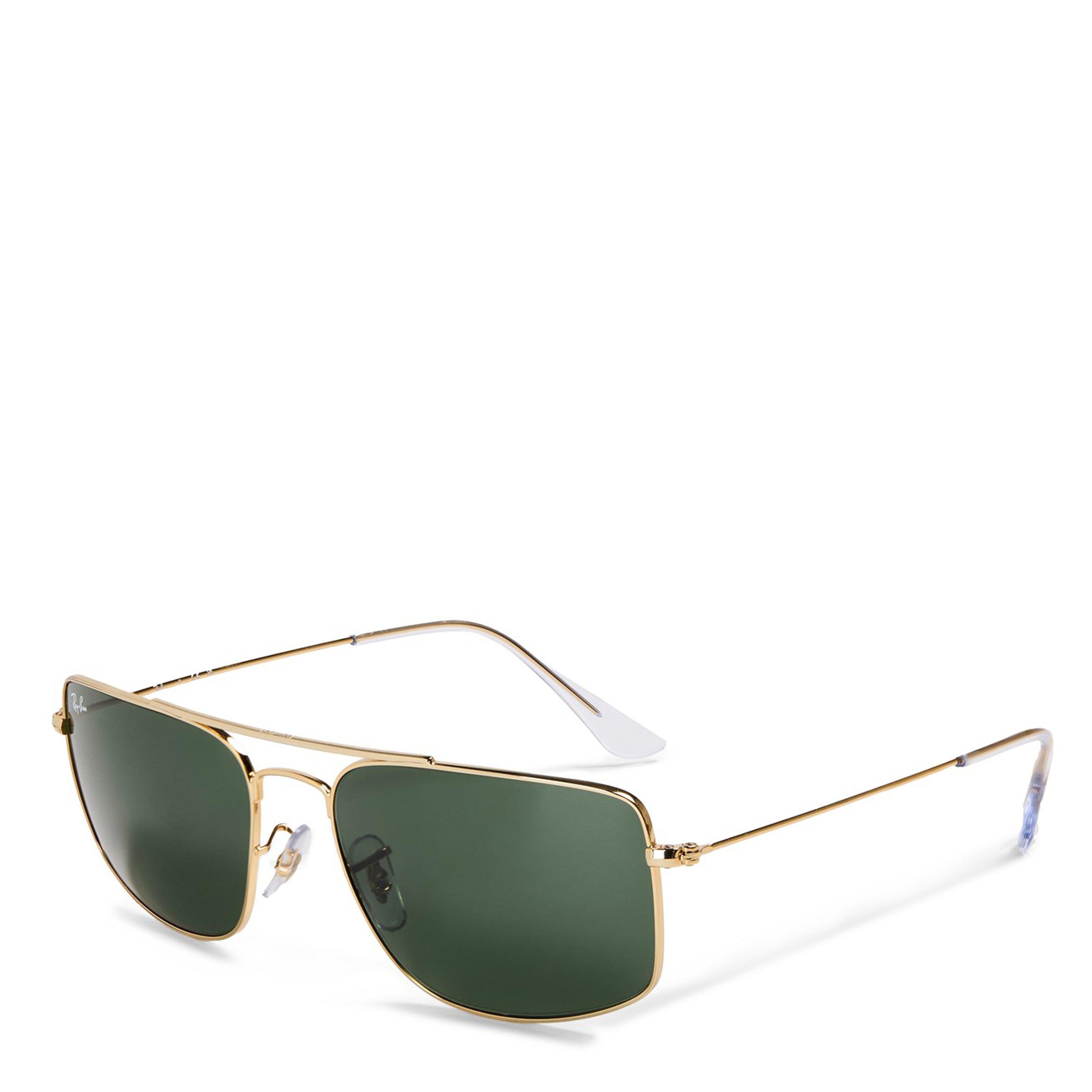 Ray - Ban Unisex Gold/Green Rb3779 Explorer 3 001/31 Sunglasses Metal Squared Normal - Image 4