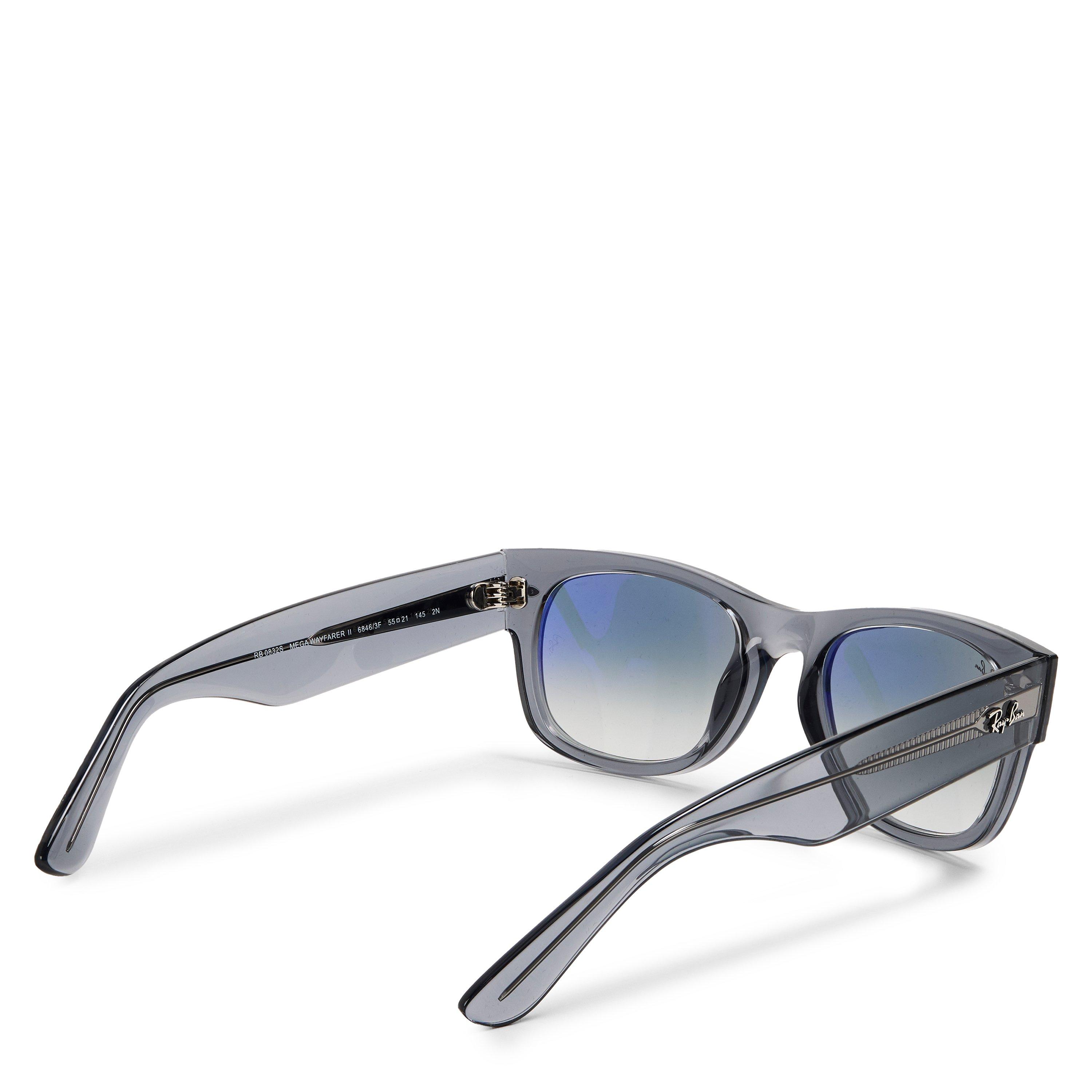 Grey/Blue - Ray-Ban - MEGA WAYFARER II Sunglasses - 2