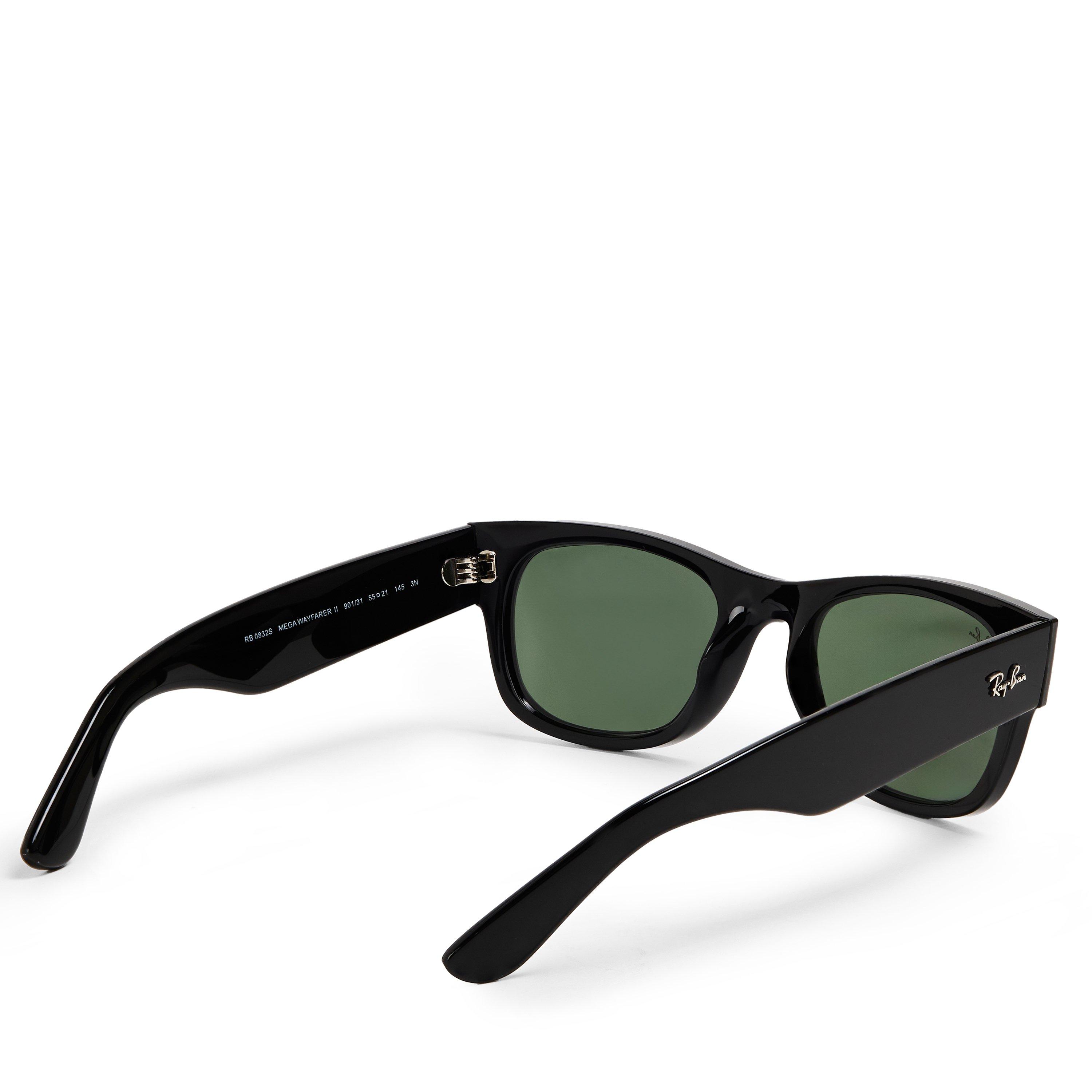 Black/Green - Ray-Ban - MEGA WAYFARER II Sunglasses - 2