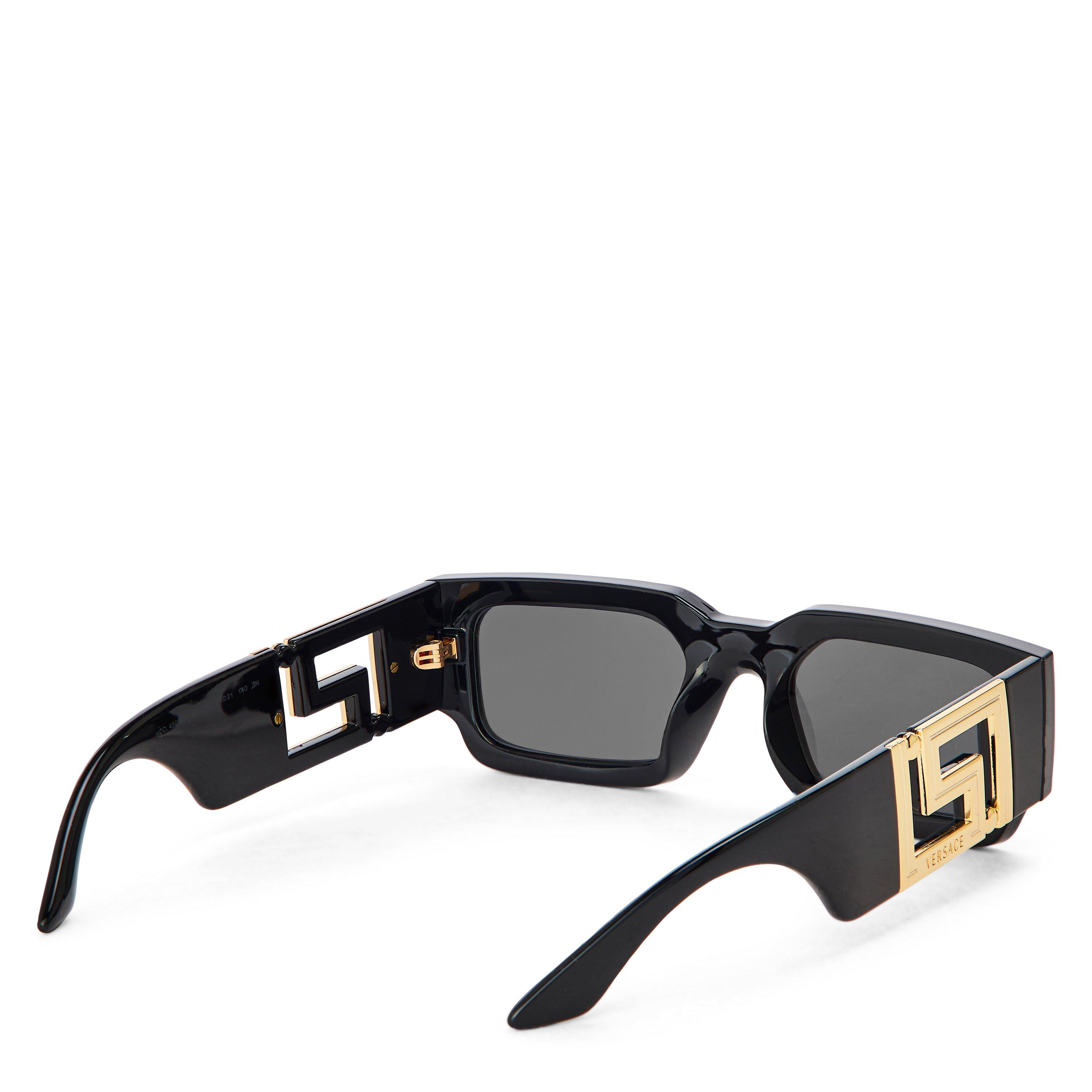 Black/Dark Grey - Versace - Men's 0VE4506U Square Sunglasses - 2