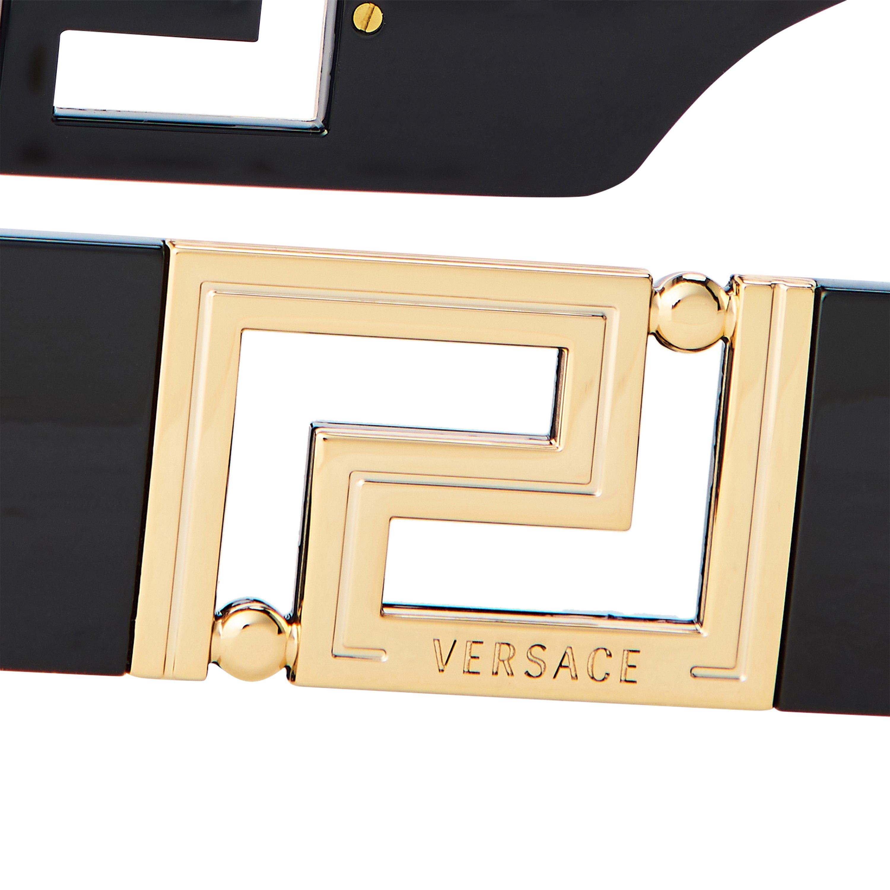 Black/Dark Grey - Versace - Men's 0VE4506U Square Sunglasses - 3