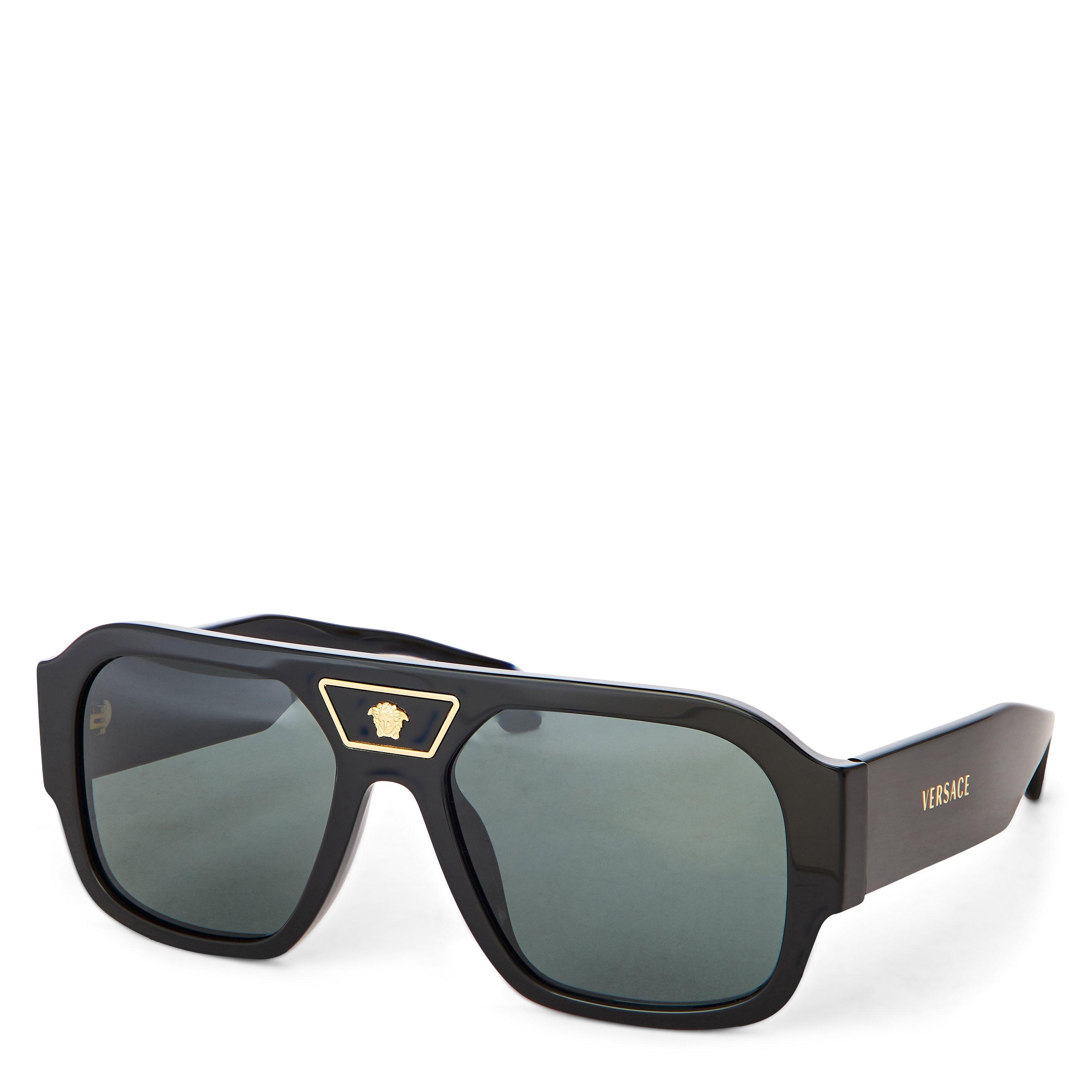 Versace , Sunglasses, Male, Black, 56 Mm, Ve4508u Sunglasses - Image 4