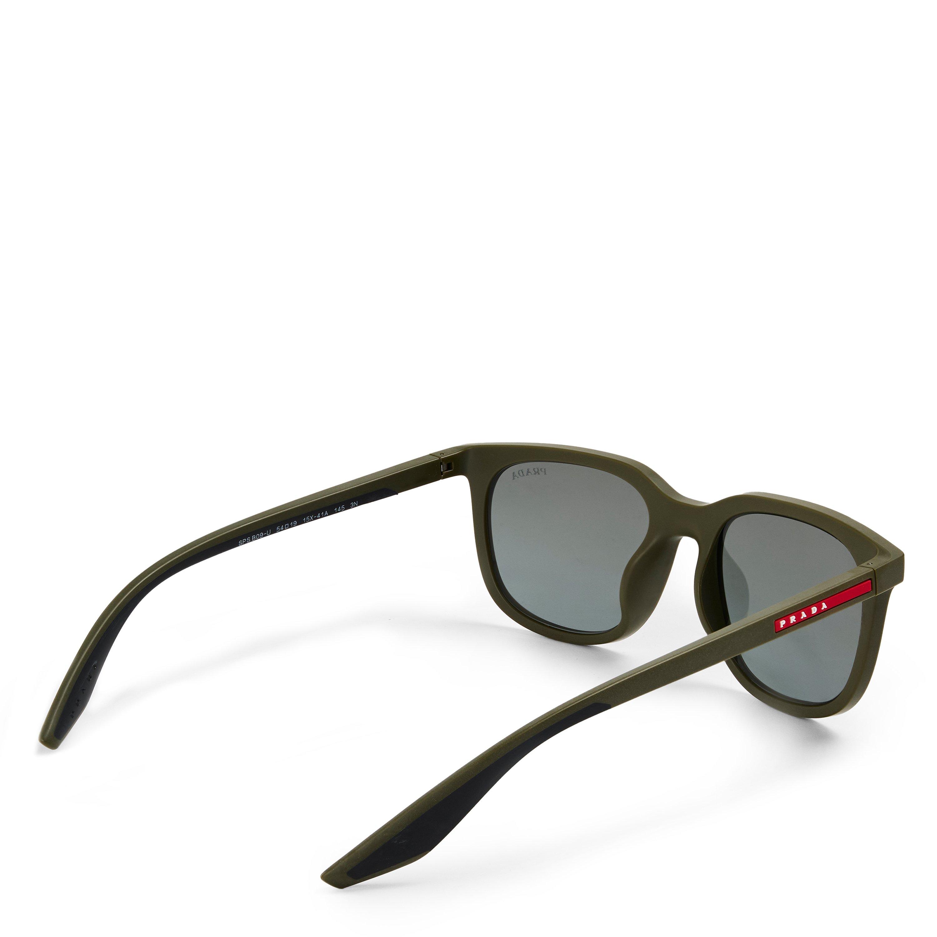 Green/Grey - Prada - Men's 0PS B09SU Wayfarer Sunglasses - 2