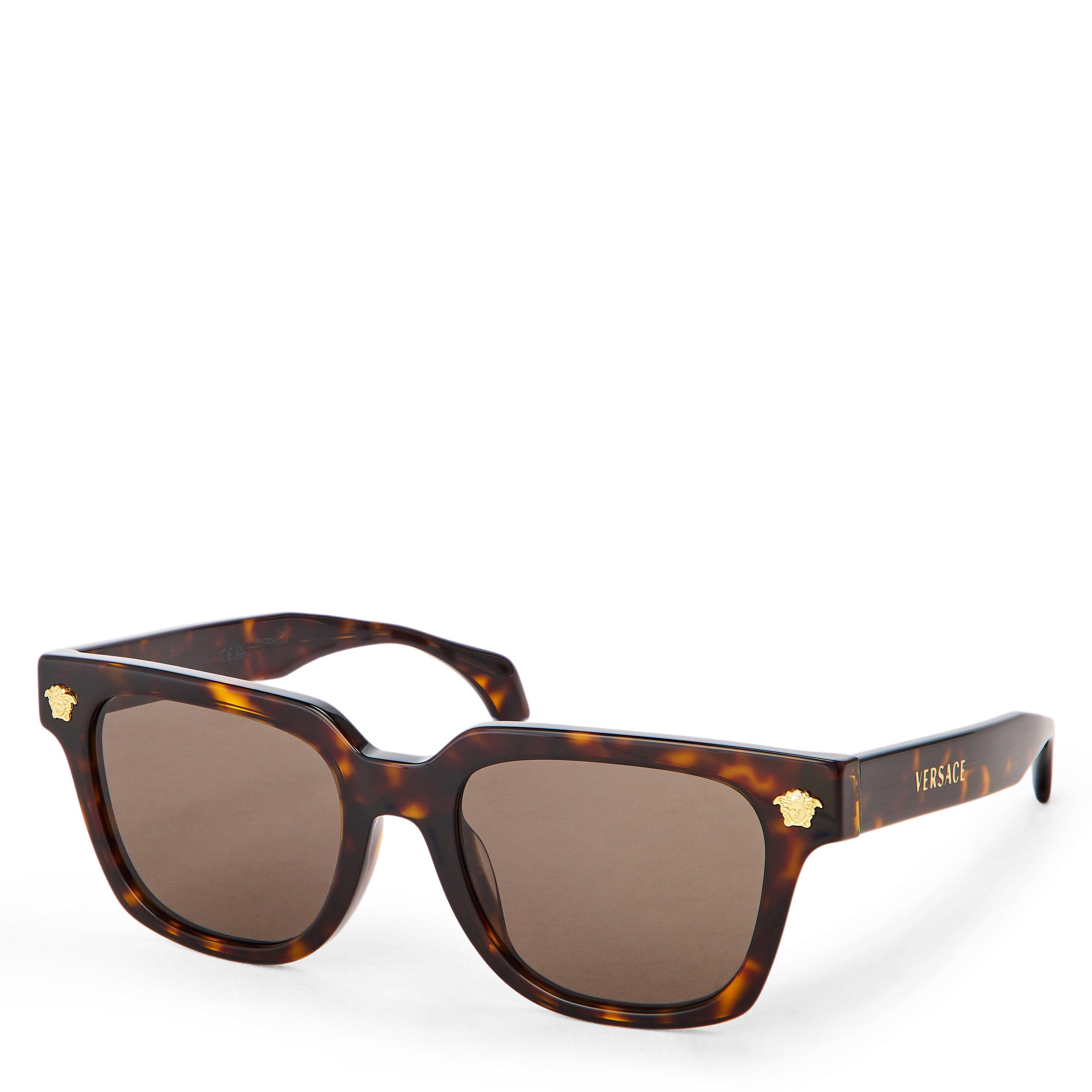 Versace Brown Ve4510u 108/3 Man Sunglasses Acetate Turtle Squared Normal - Image 4