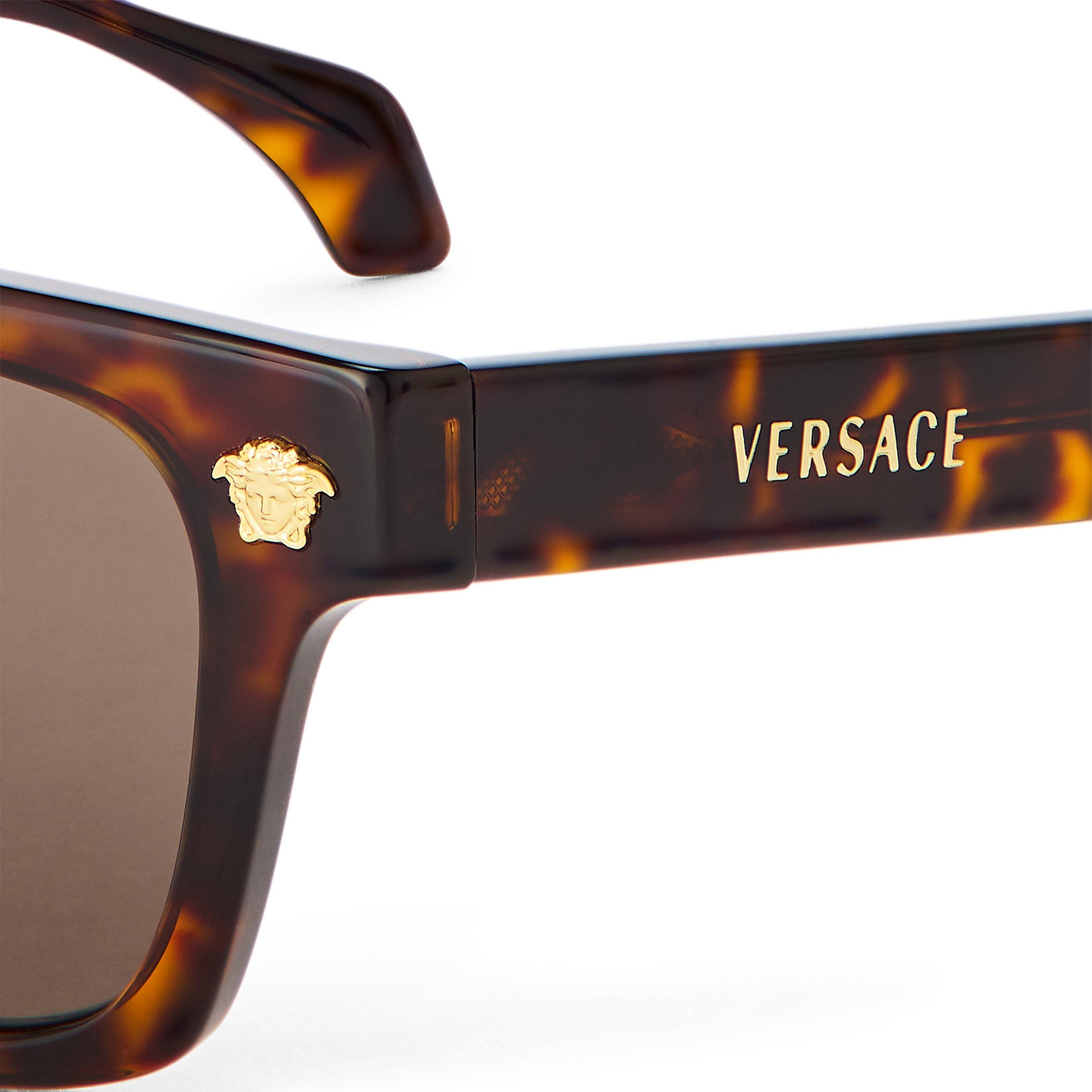 Havana/Brown - Versace - Men's 0VE4510U Wayfarer Sunglasses - 3