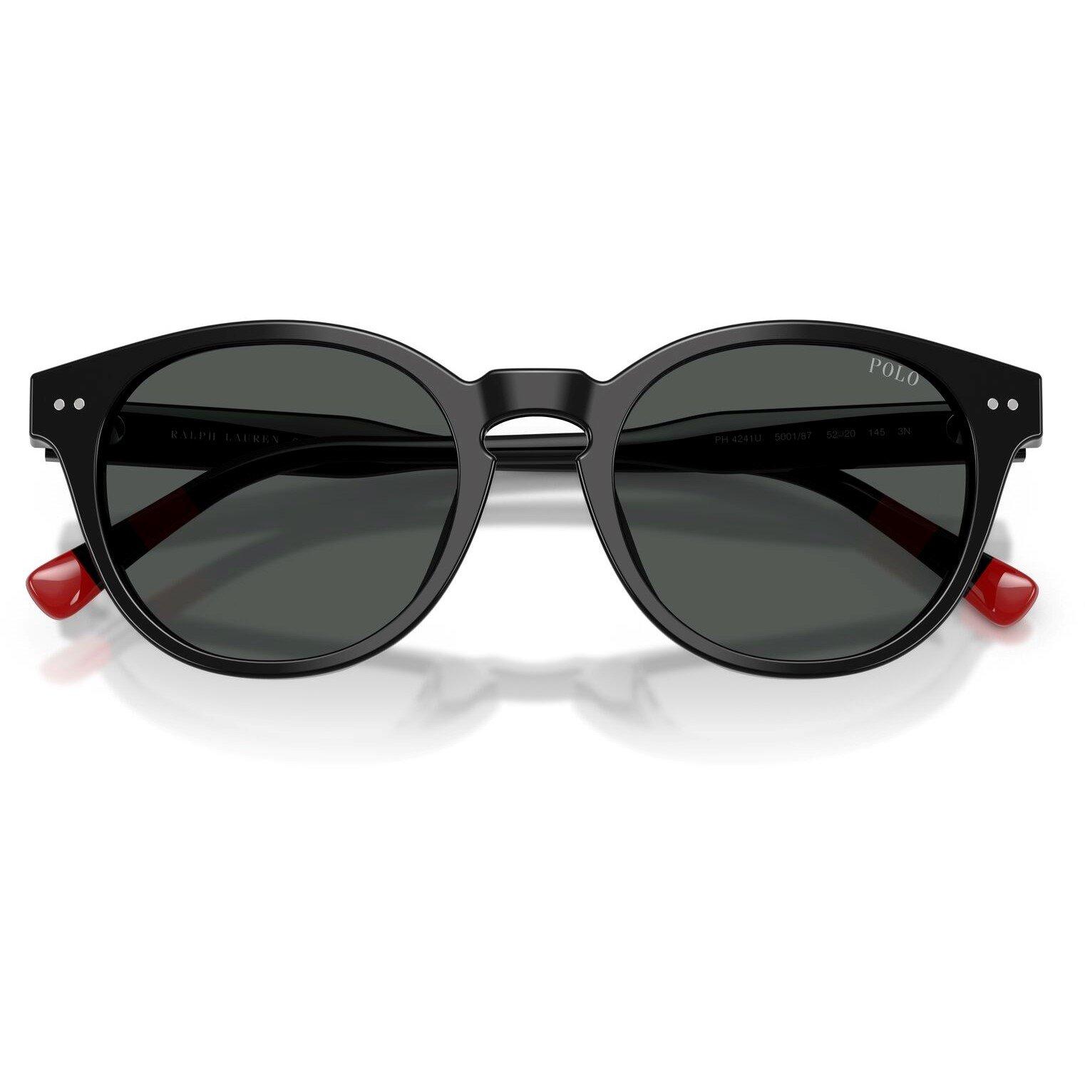 Black/Grey - Polo Ralph Lauren - Men's 0PH4241U Round Sunglasses - 5