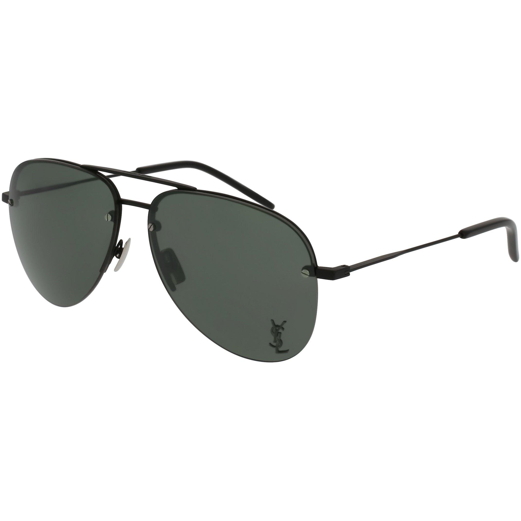 Black/Grey - Saint Laurent - Classic 11 M Aviators - 4