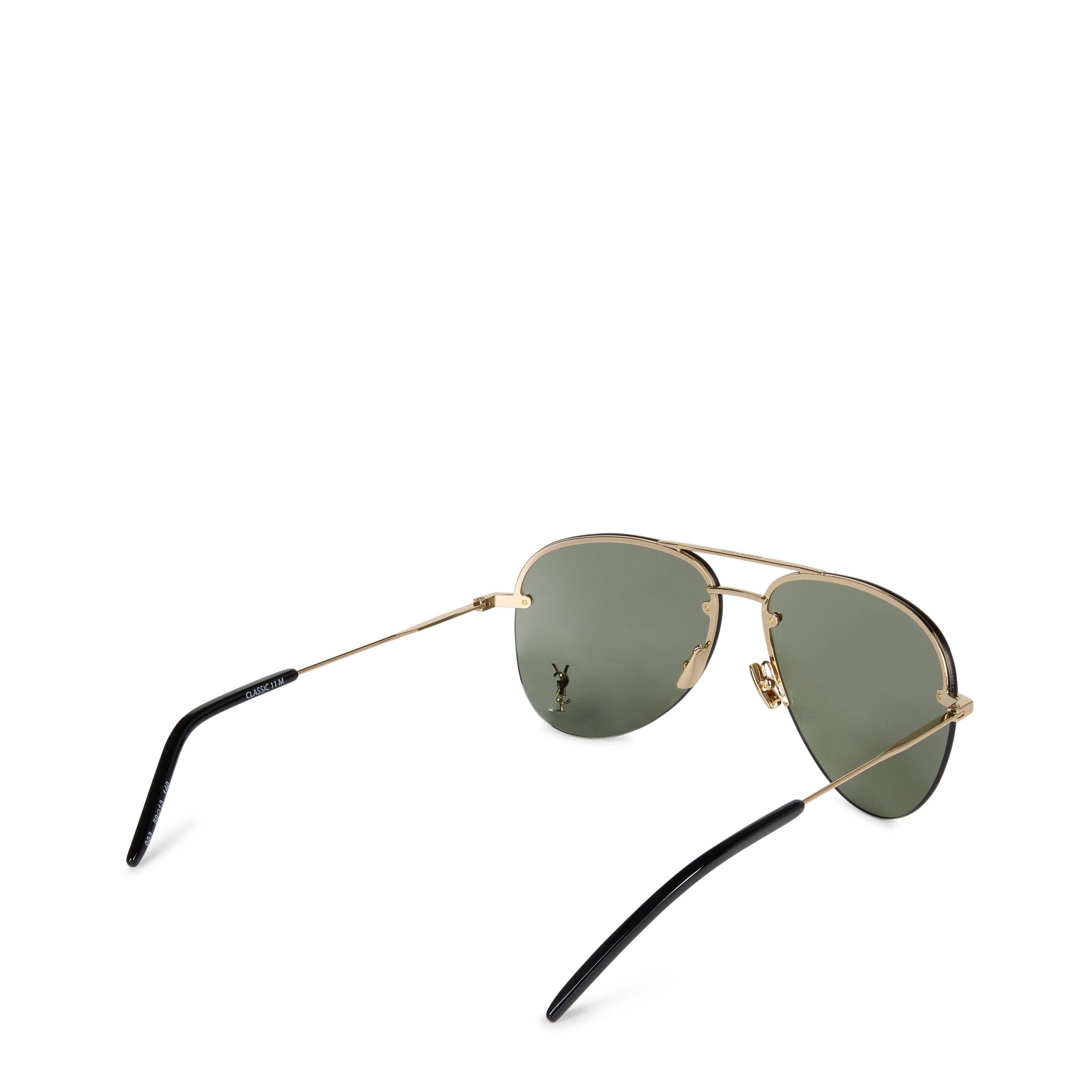 Gold - Saint Laurent - Classic 11 M Aviators - 4