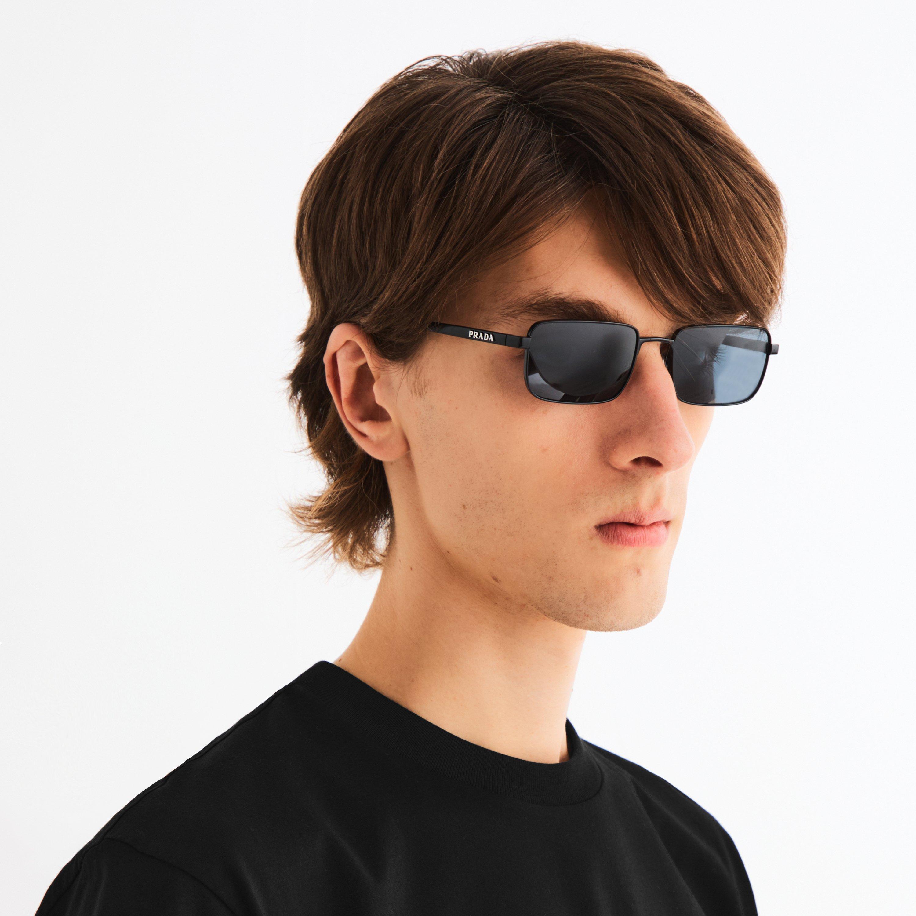 Black/Grey - Prada - Men's 0PR D54S Square Sunglasses - 3