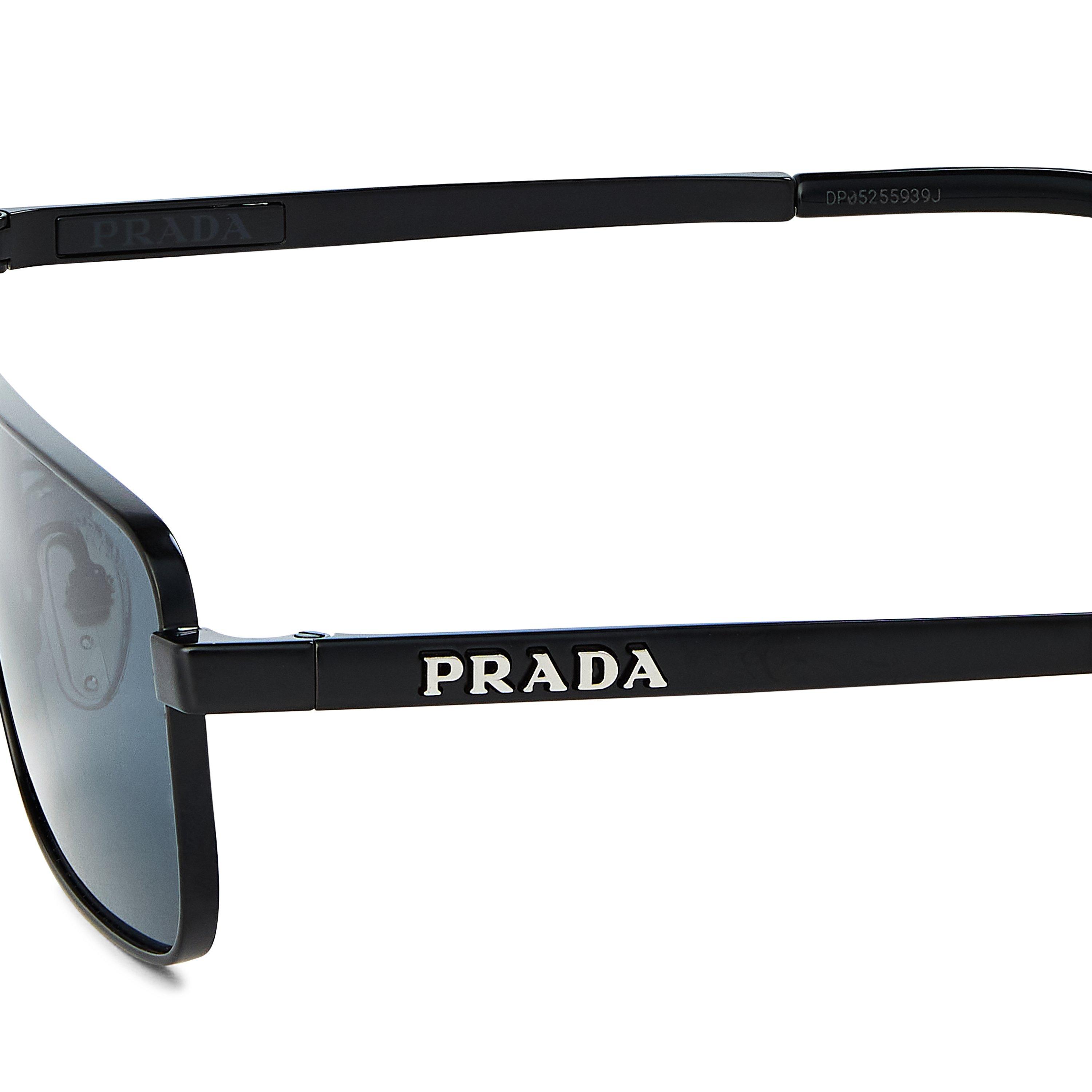 Black/Grey - Prada - Men's 0PR D54S Square Sunglasses - 3