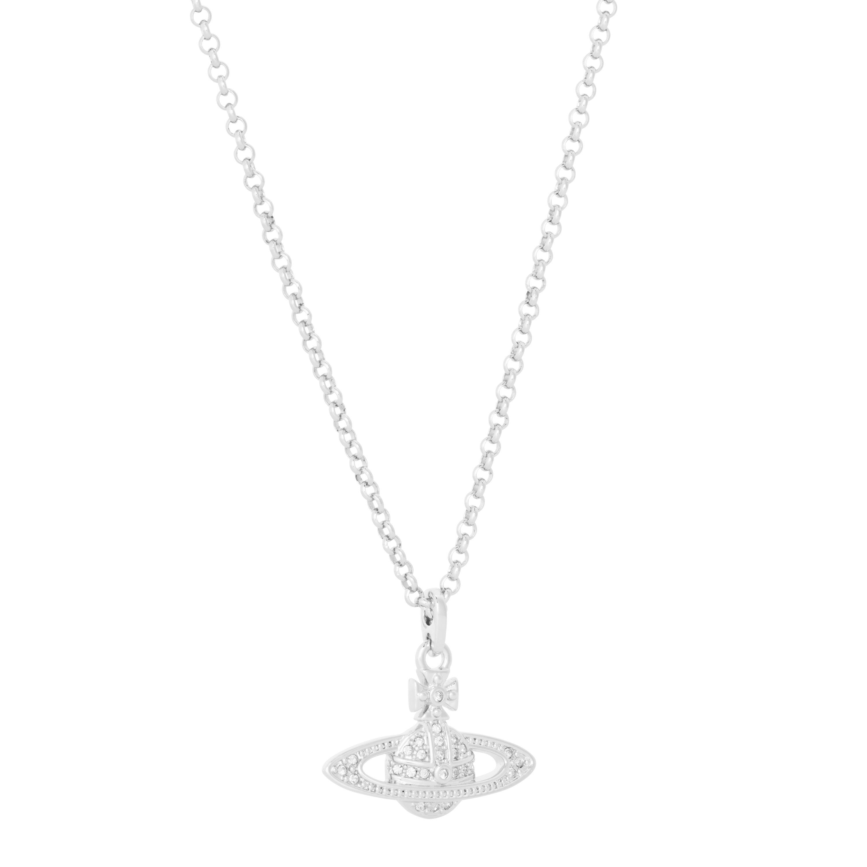 Vivienne Westwood Viv Min Orb Pendant Sn64 - Platinum