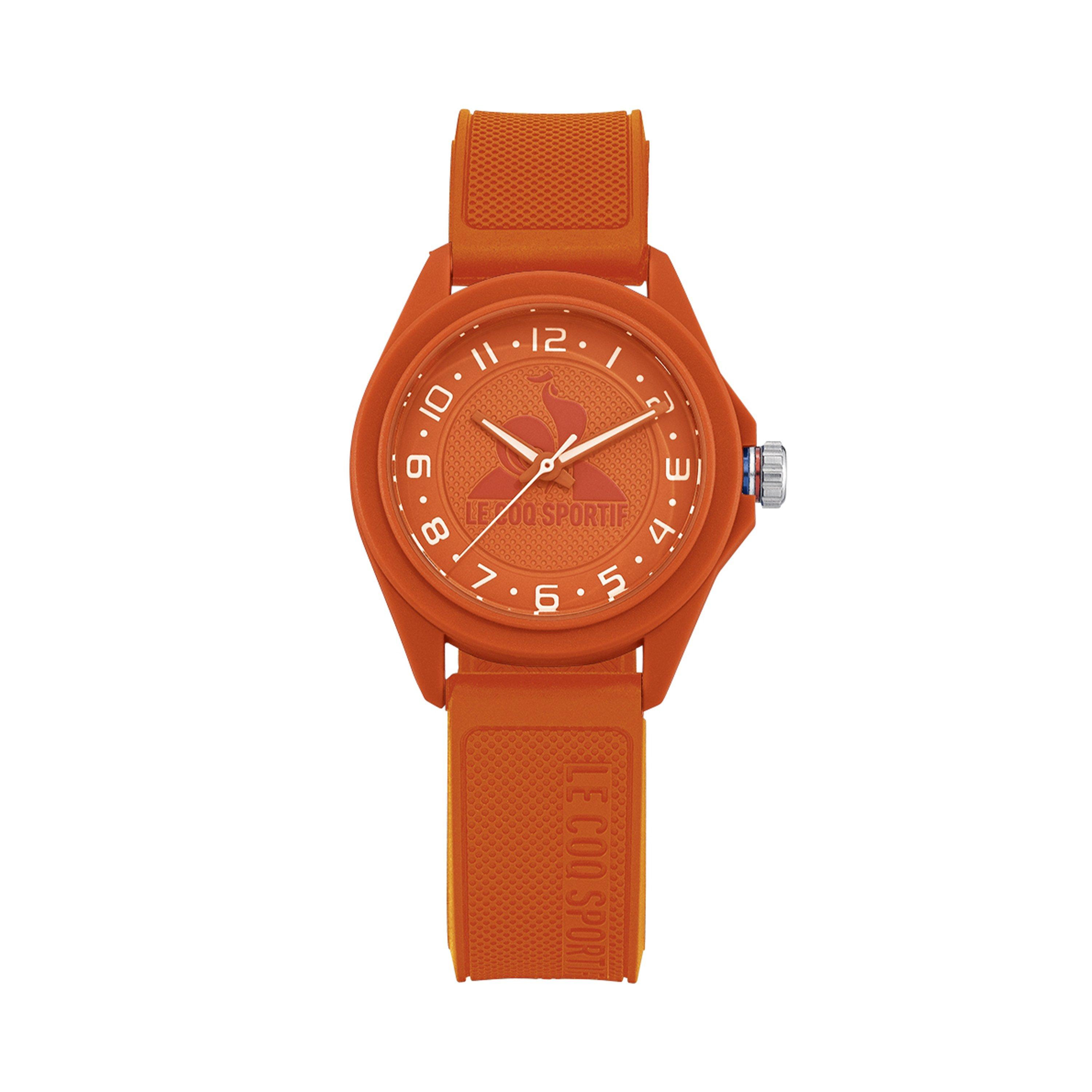 Orange - Le Coq Sportif - Monochrome Orange Quartz Digital Watch