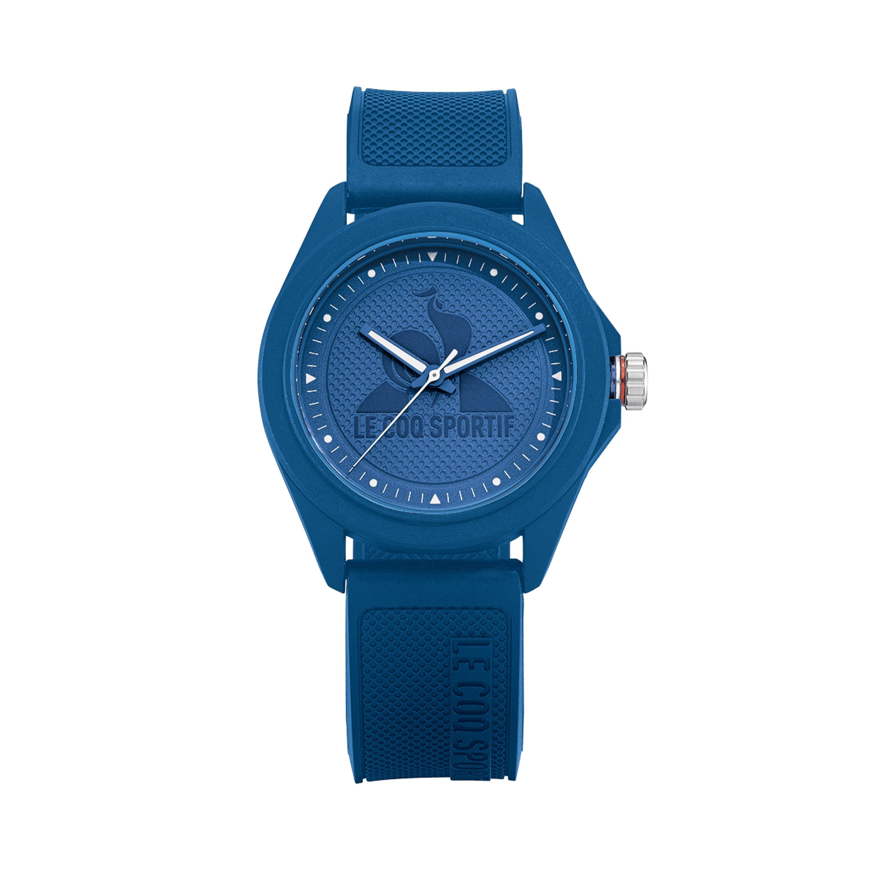 Blue - Le Coq Sportif - Women's Monochrome Blue Plastic Strap Digital Watch