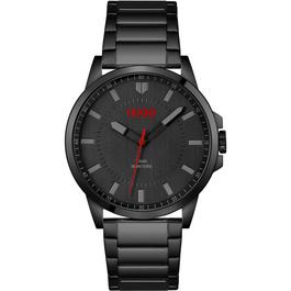 Hugo Gents First Black IP Stainless Steel Watch