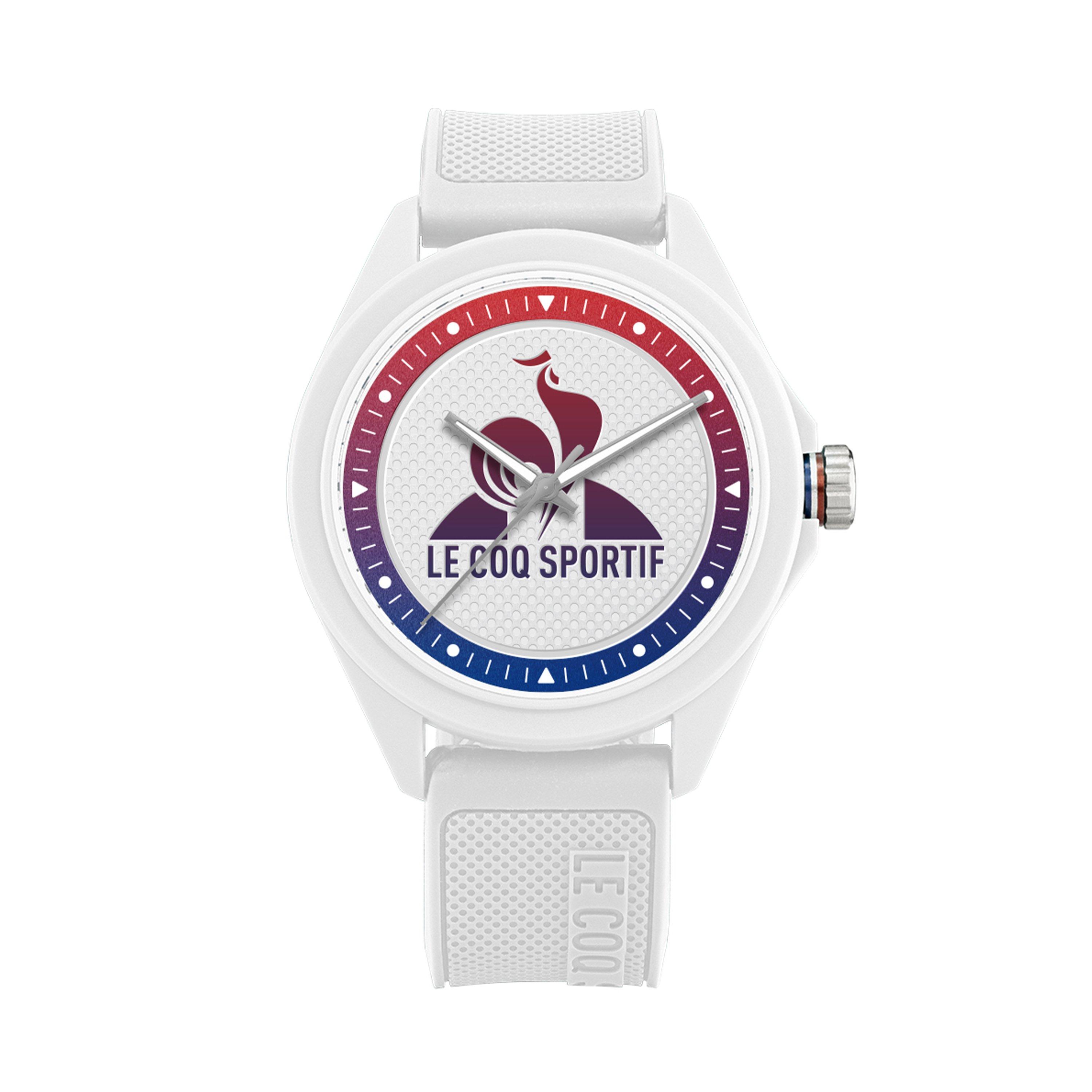 White - Le Coq Sportif - Men's Homme Monochrome Digital Watch