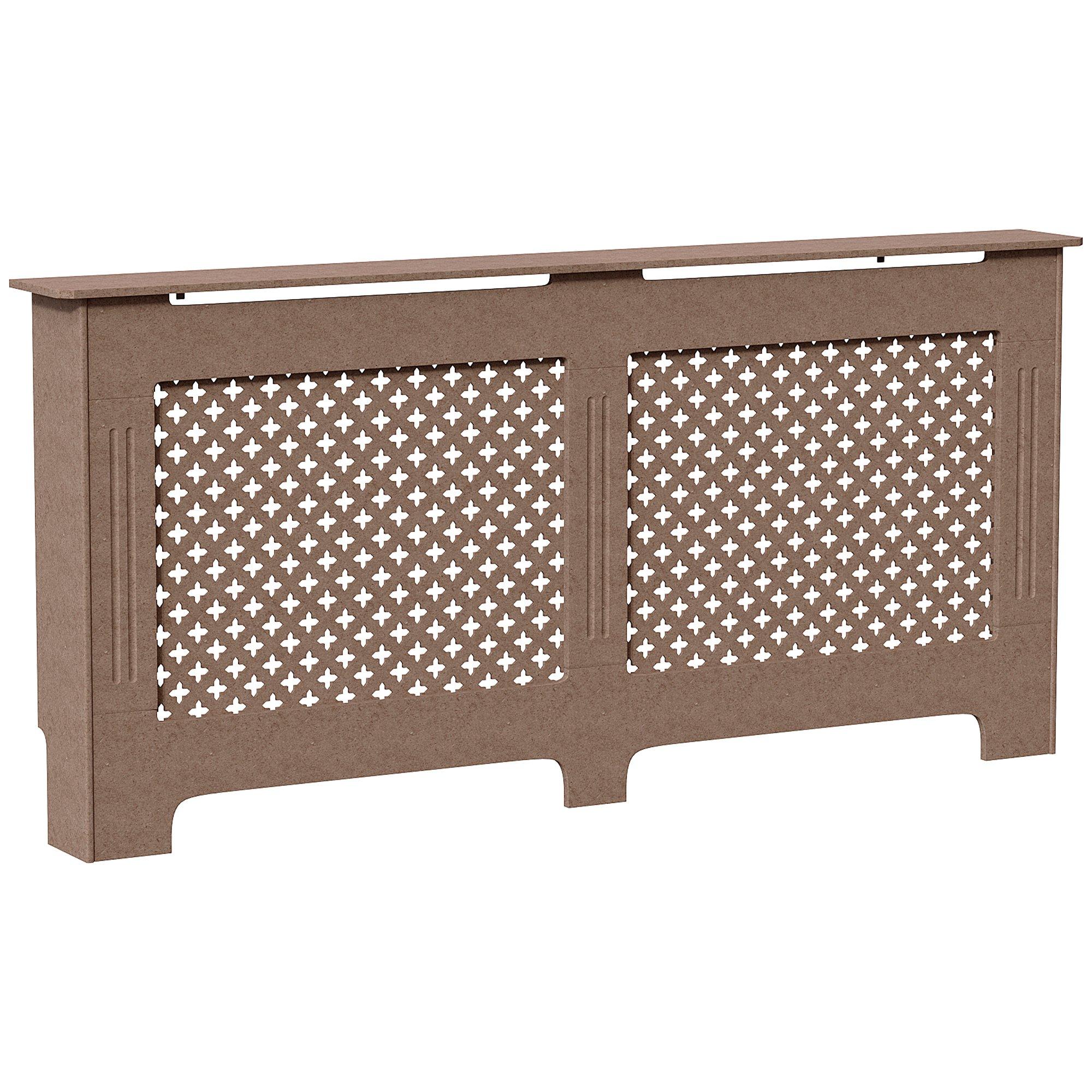 Natural - Lassic - Vida Designs Oxford Radiator Cover, Extra Large - 9