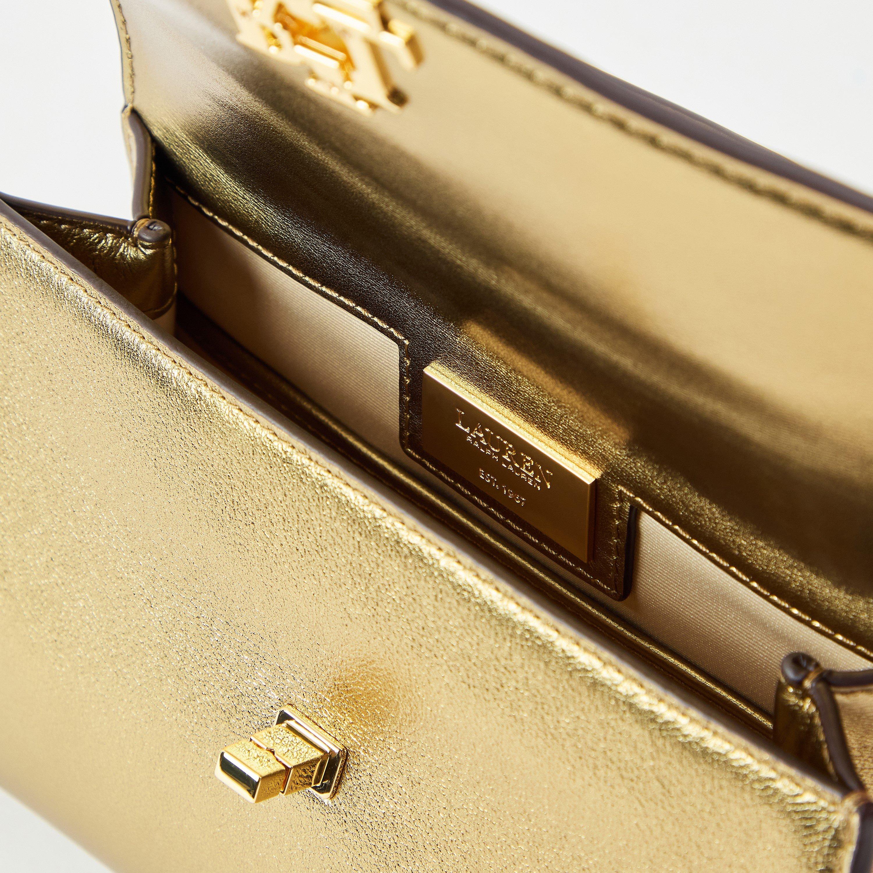 ANTIQUE GOLD - Lauren by Ralph Lauren - Lrl Farrah Satchel - 4