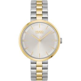 Hugo Ladies Crush Two Tone Bracelet Watch