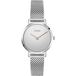 Hugo Ladies Cherish Stainless Steel Mesh Strap Watch