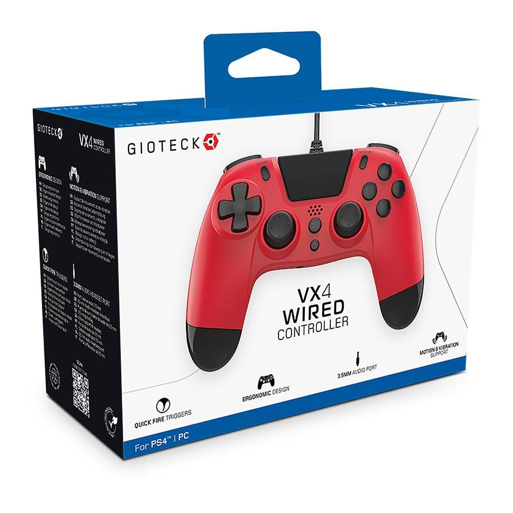 Red - Gioteck - VX-4 Wired Controller - Red - 4