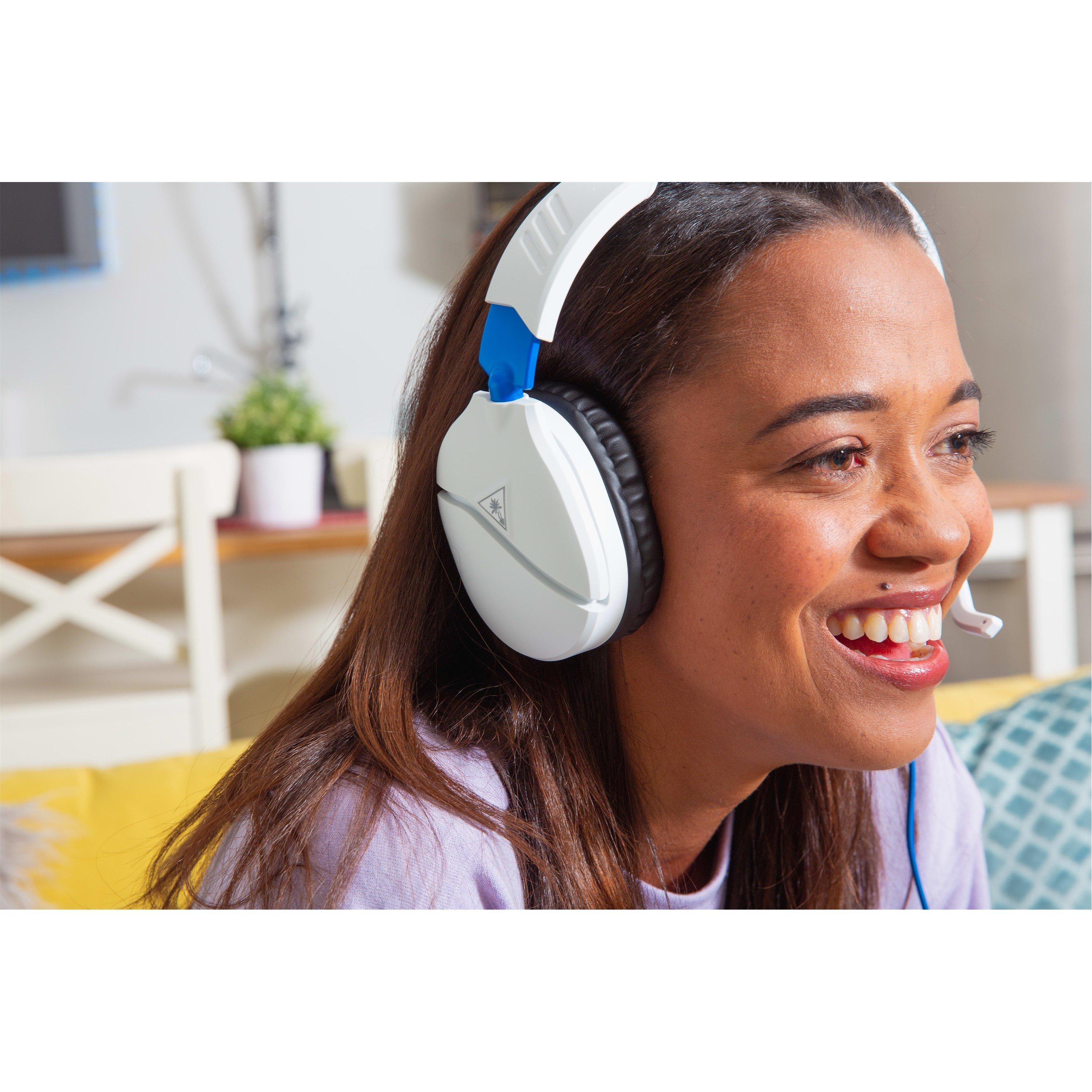 White/Blue - Turtle Beach - Recon 70P Headset - White - 3