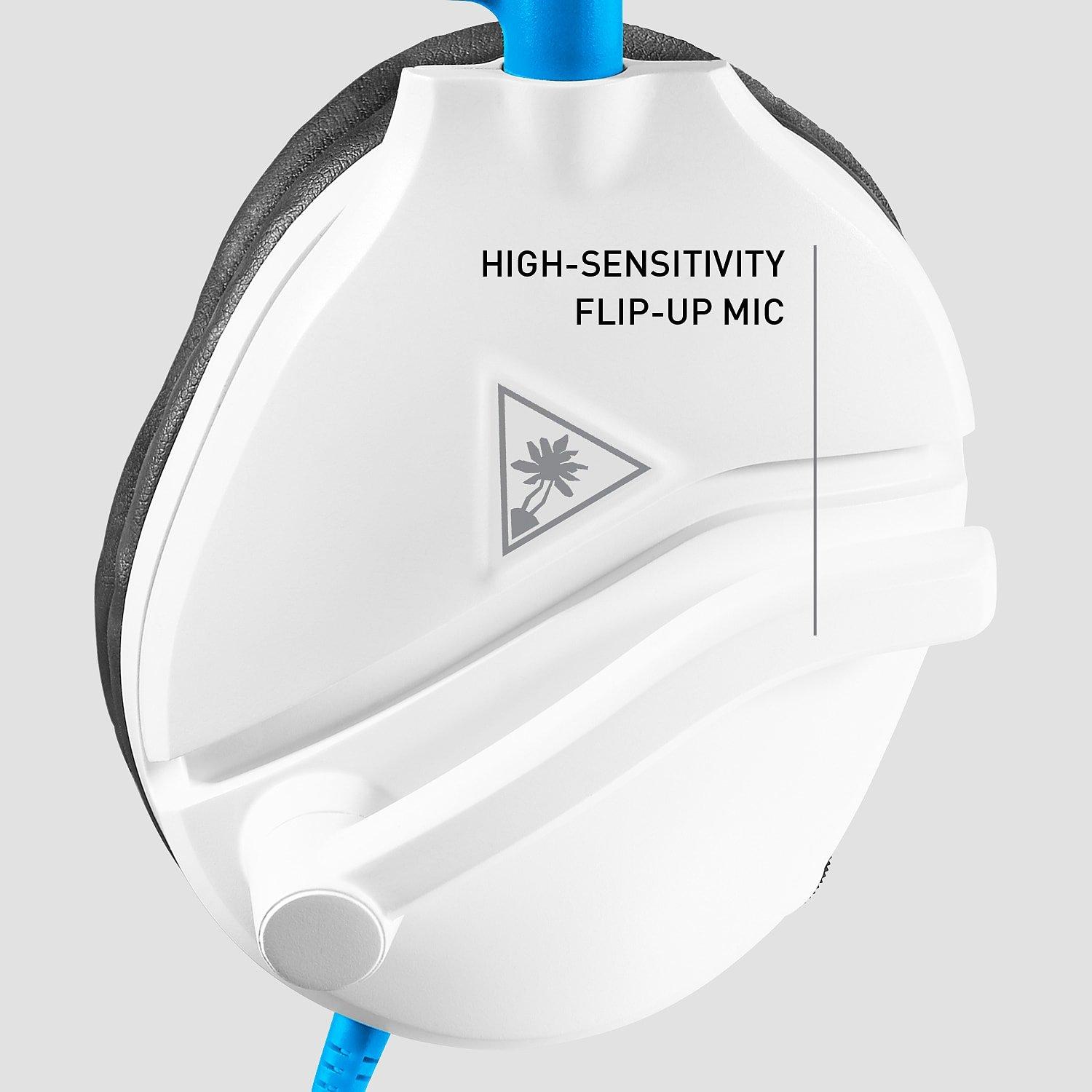 White/Blue - Turtle Beach - Recon 70P Headset - White - 4