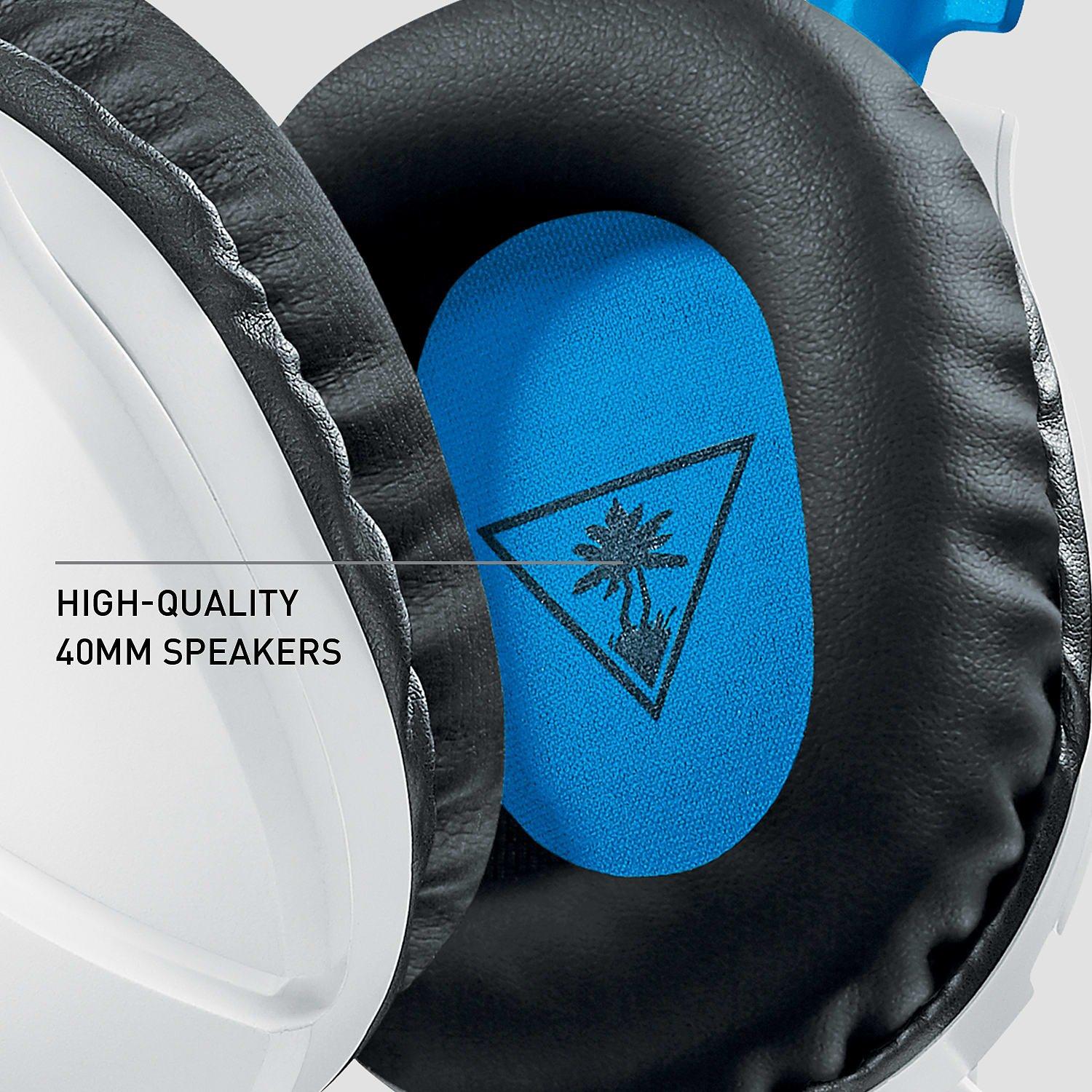 White/Blue - Turtle Beach - Recon 70P Headset - White - 7