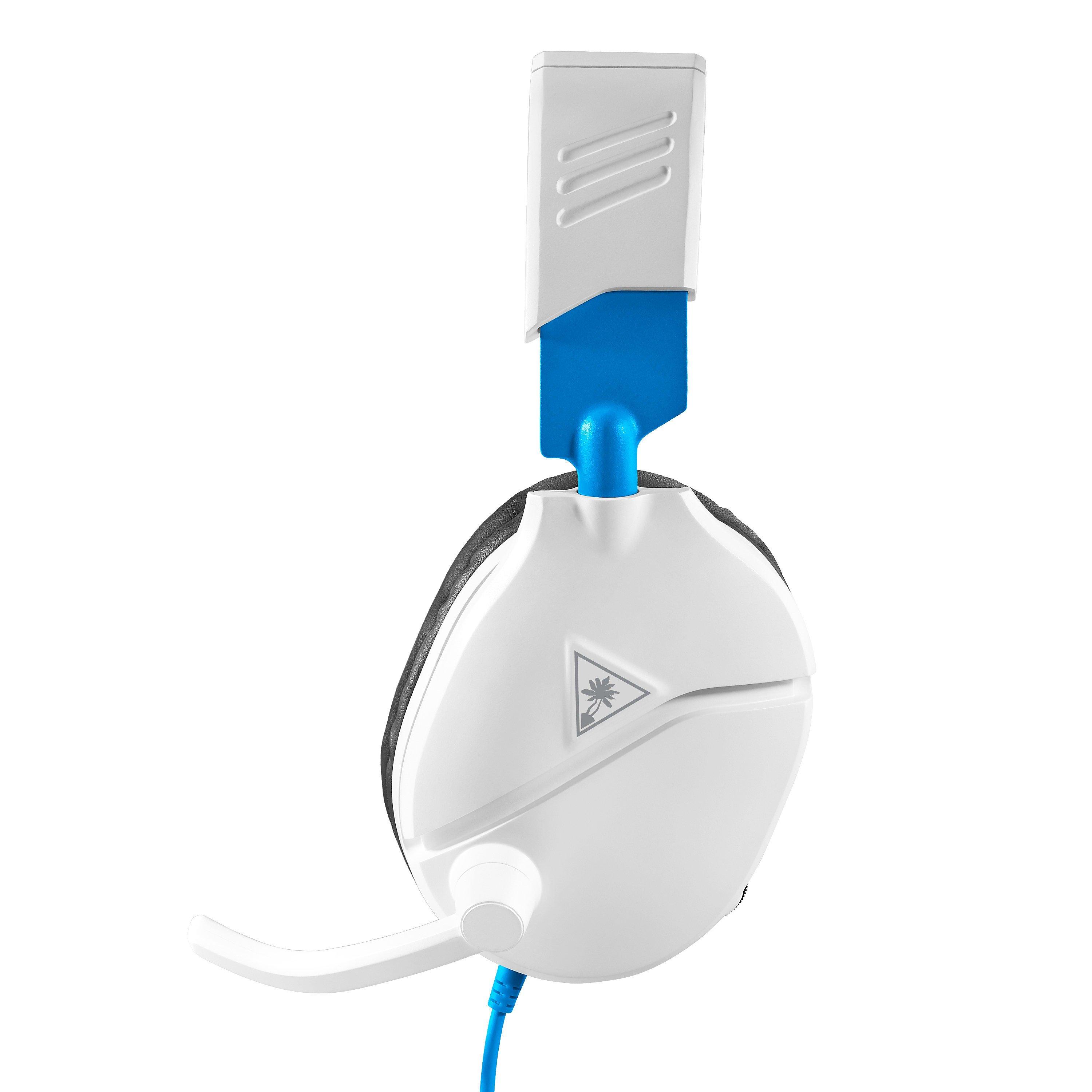 White/Blue - Turtle Beach - Recon 70P Headset - White - 8