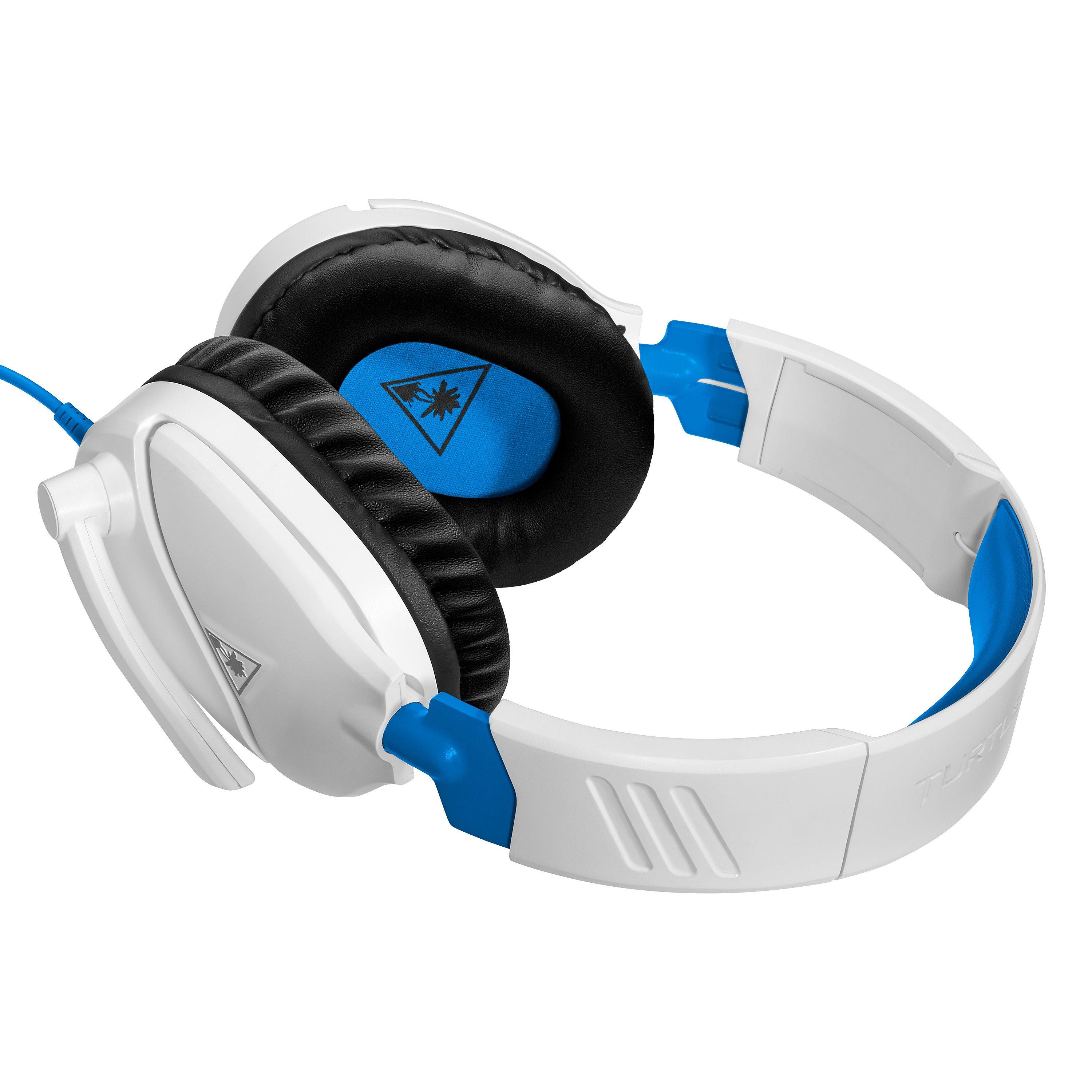 White/Blue - Turtle Beach - Recon 70P Headset - White - 9